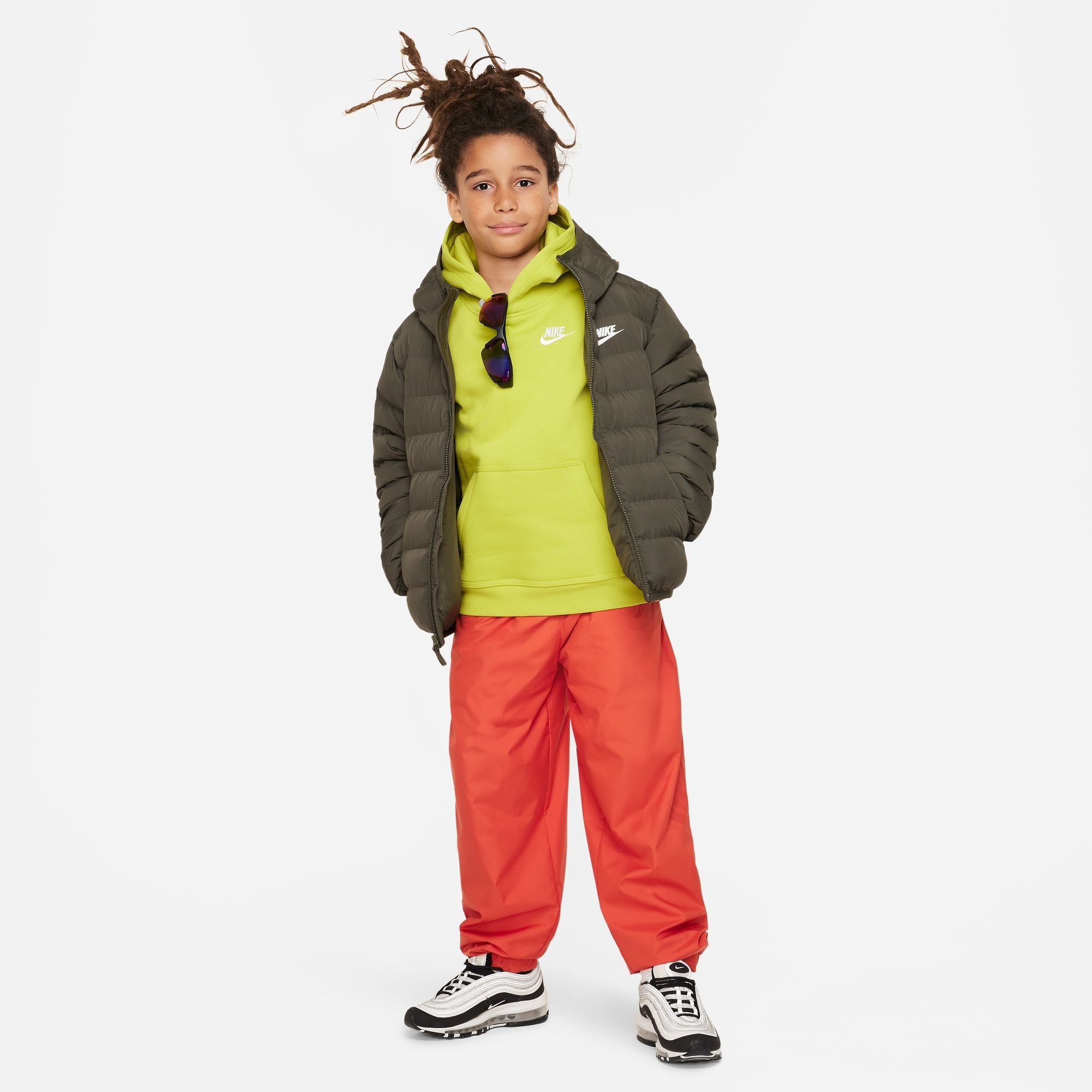 KHAKI/CARGO NSW Nike Sportswear SYNFL JKT LOW Outdoorjacke Kinder HD für - KHAKI/WHITE K CARGO