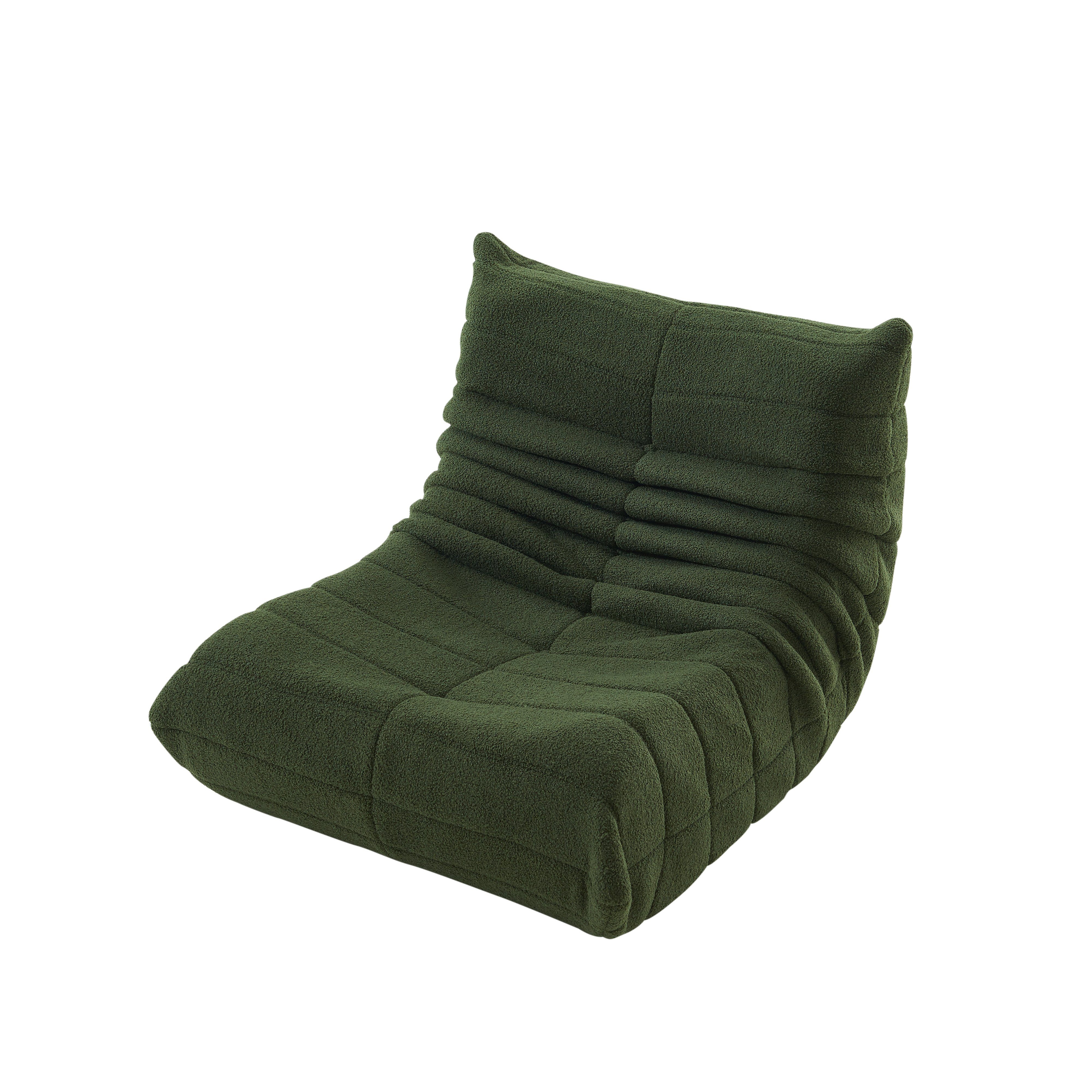 OKWISH Sitzsack Sofa Einzelsofa,Wohnzimmer Sofa (Teddyfleece+Schaumstoff günstig online kaufen