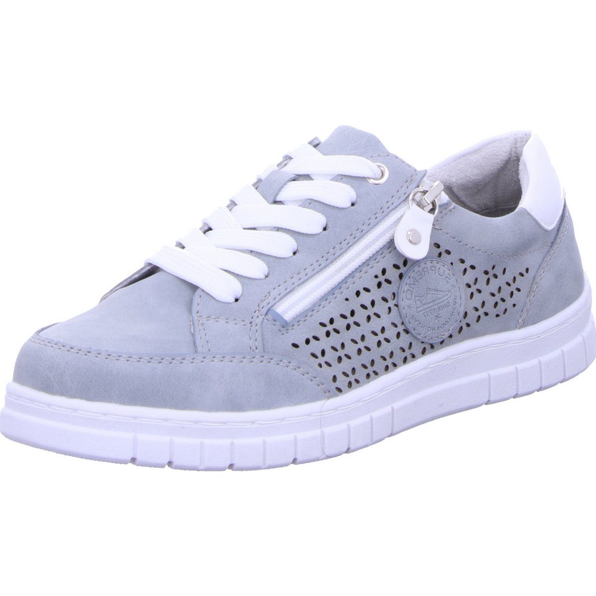 Freizeit Schnürer für Damen in grau Sneaker
