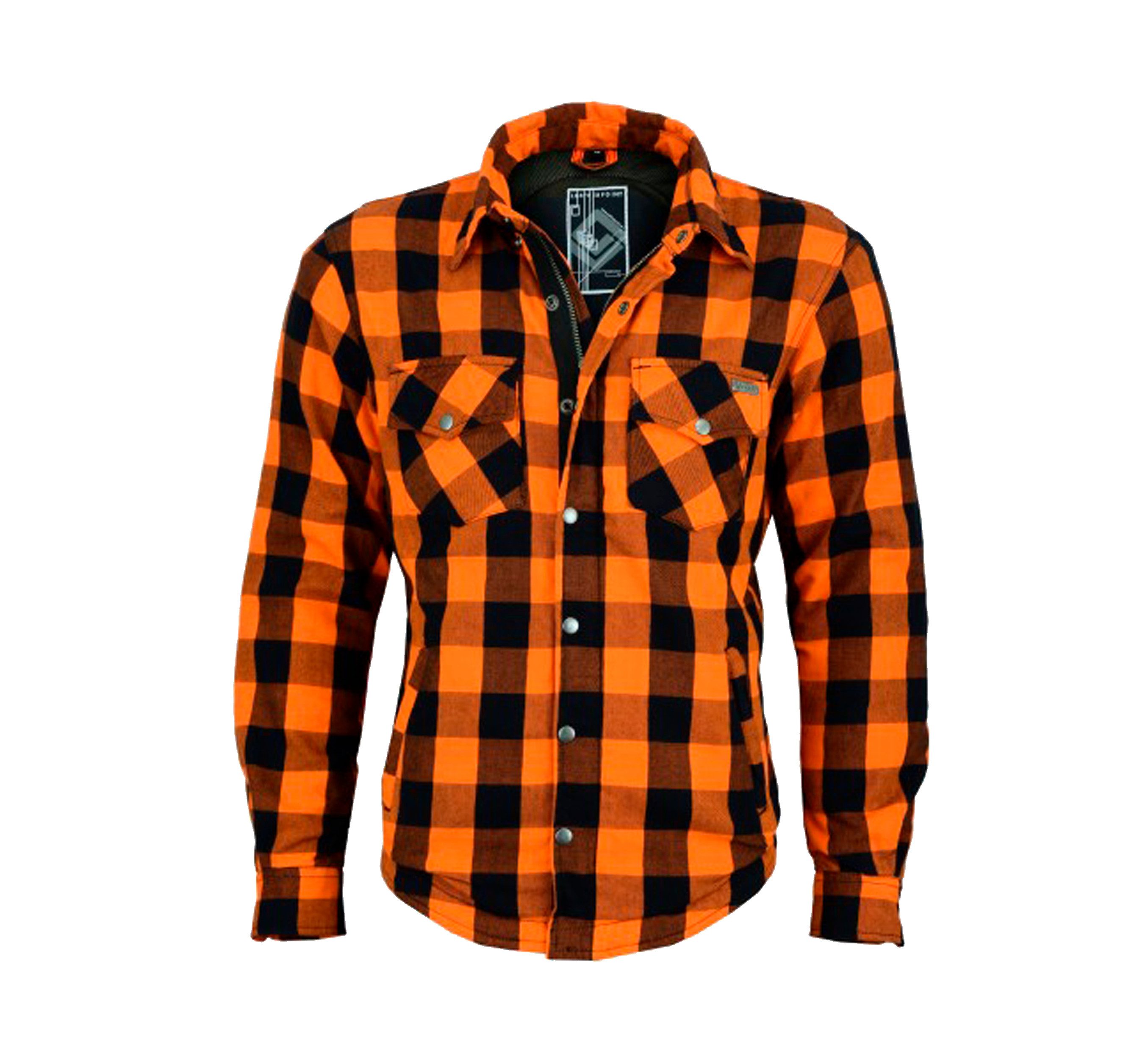 BOS Motorradjacke Lumber Jacket - orange - M