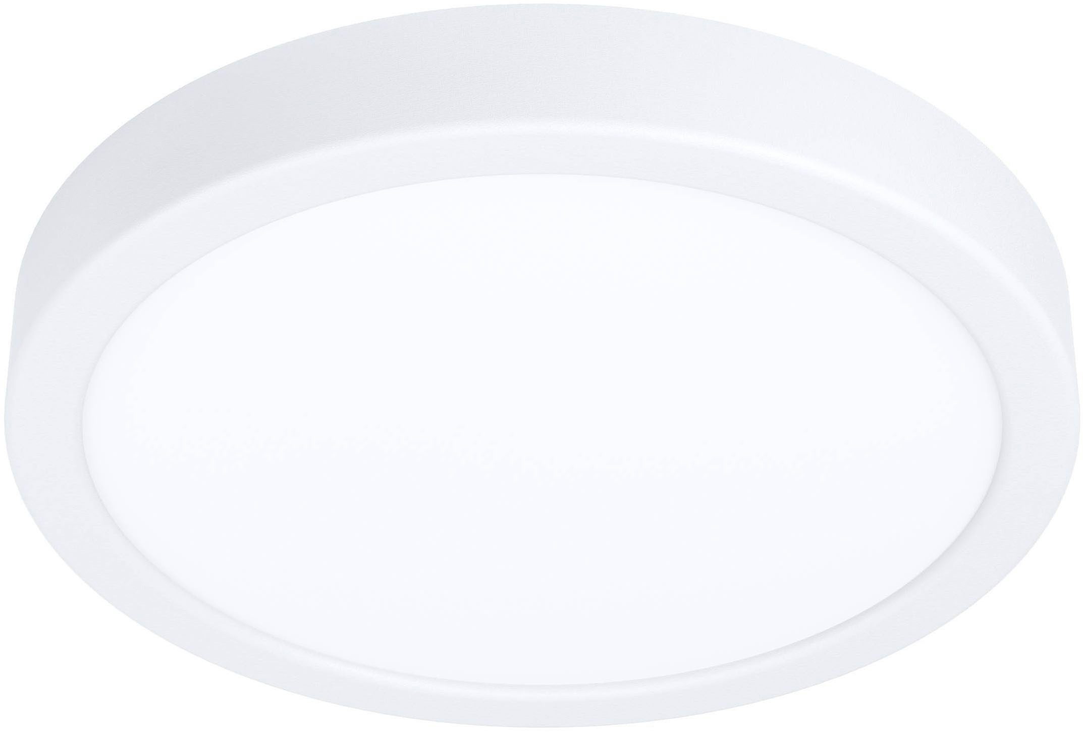 EGLO Aufbauleuchte Fueva 5 Deckenlampe, Stahl und Kunststoff, Wandlampe, Wohnzimmerlampe, Dimmfunktion, LED fest integriert, Warmweiß, Aufbauleuchte, Aufbaulampe, Wandleuchte, dimmbar, Deckenlampe, Weiß