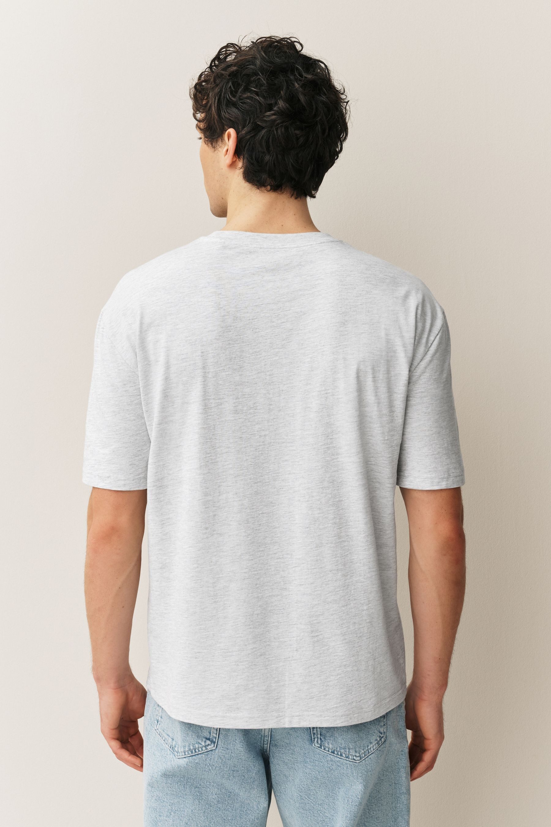 Next T-Shirt Rundhals-T-Shirt im Relaxed Fit (1-tlg)