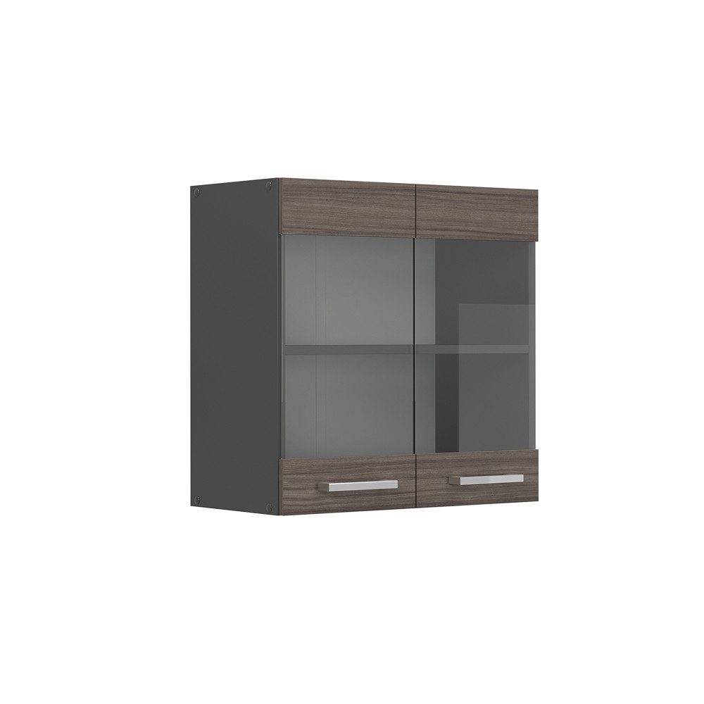 Vicco Glashängeschrank R-Line, Edelgrau/Anthrazit, 60 cm günstig online kaufen