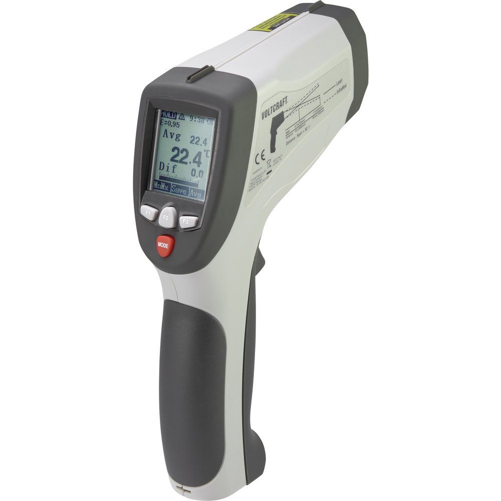 Infrarot-Thermometer 50:1 Optik USB VOLTCRAFT VOLTCRAFT IR Infrarot-Thermometer - 1201-50D -50 1200