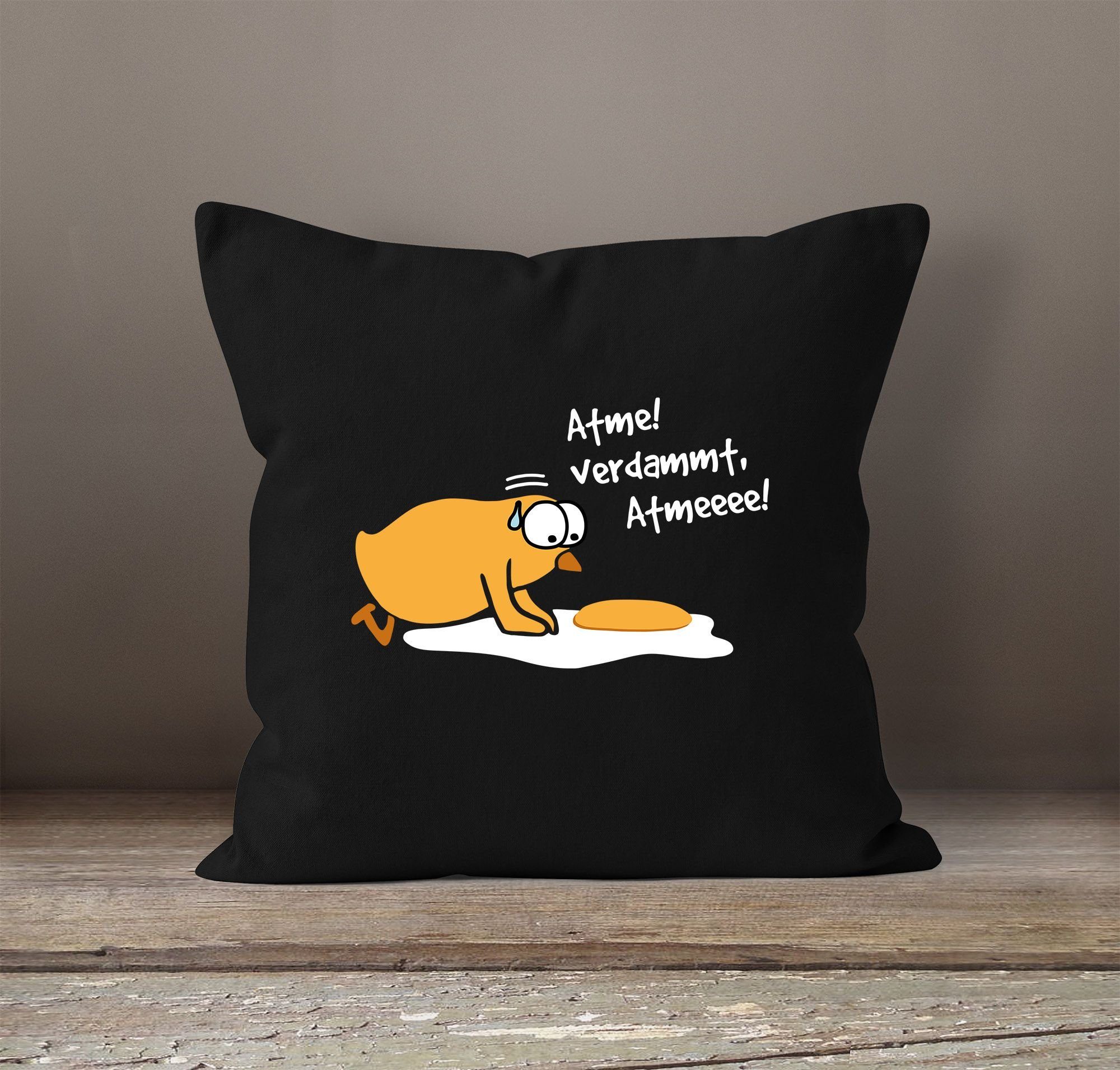 MoonWorks Dekokissen Kissen-Bezug bedruckt Spruch lustig günstig online kaufen