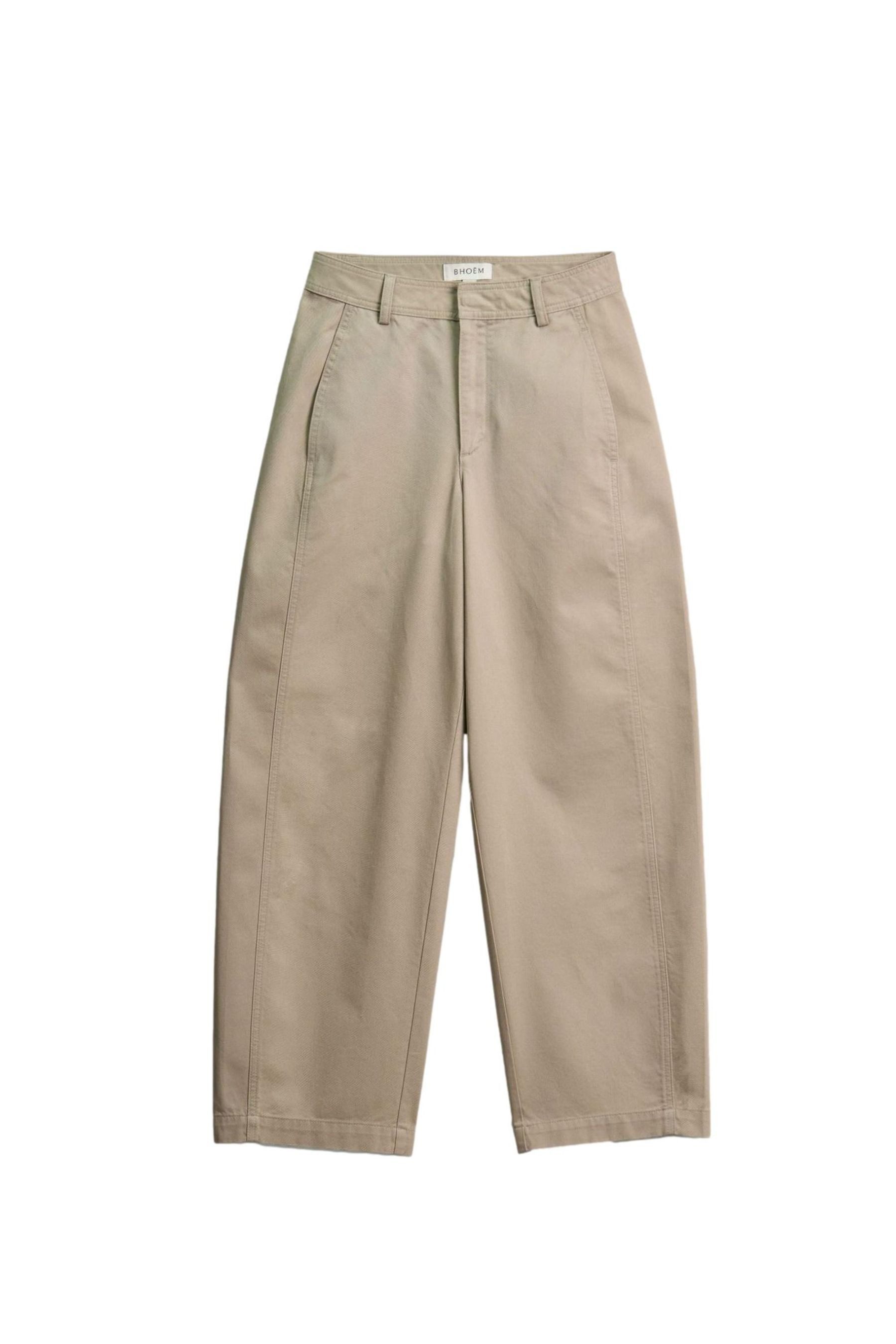 Bhoem Anzughose BHOEM Baumwollhose mit Barrel-Bein (1-tlg)