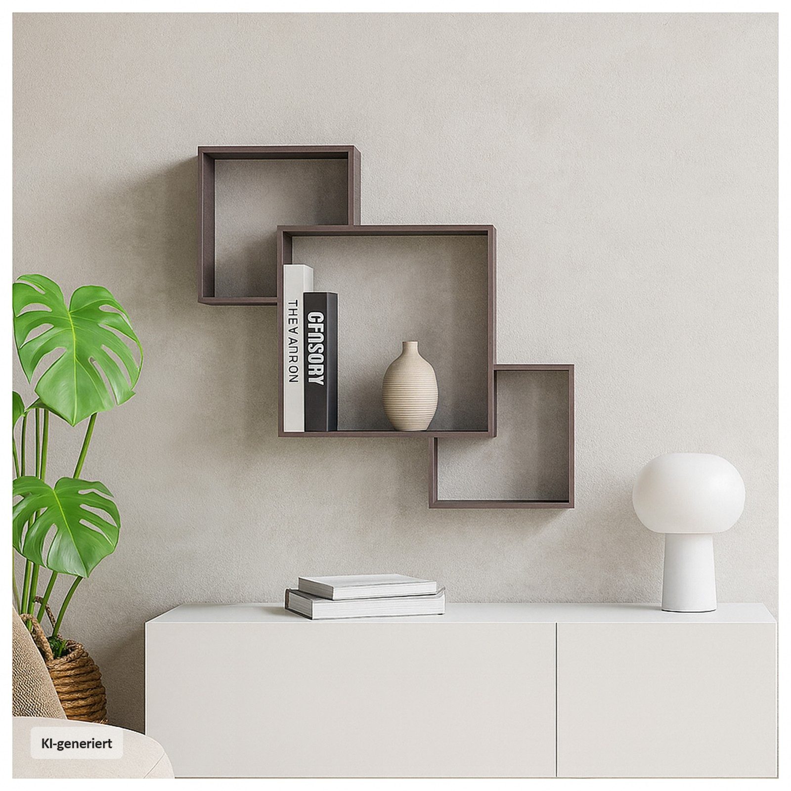 HTI-Living Deko-Wandregal Regal für die Wand Viola, Stück 1-tlg., Wandregal