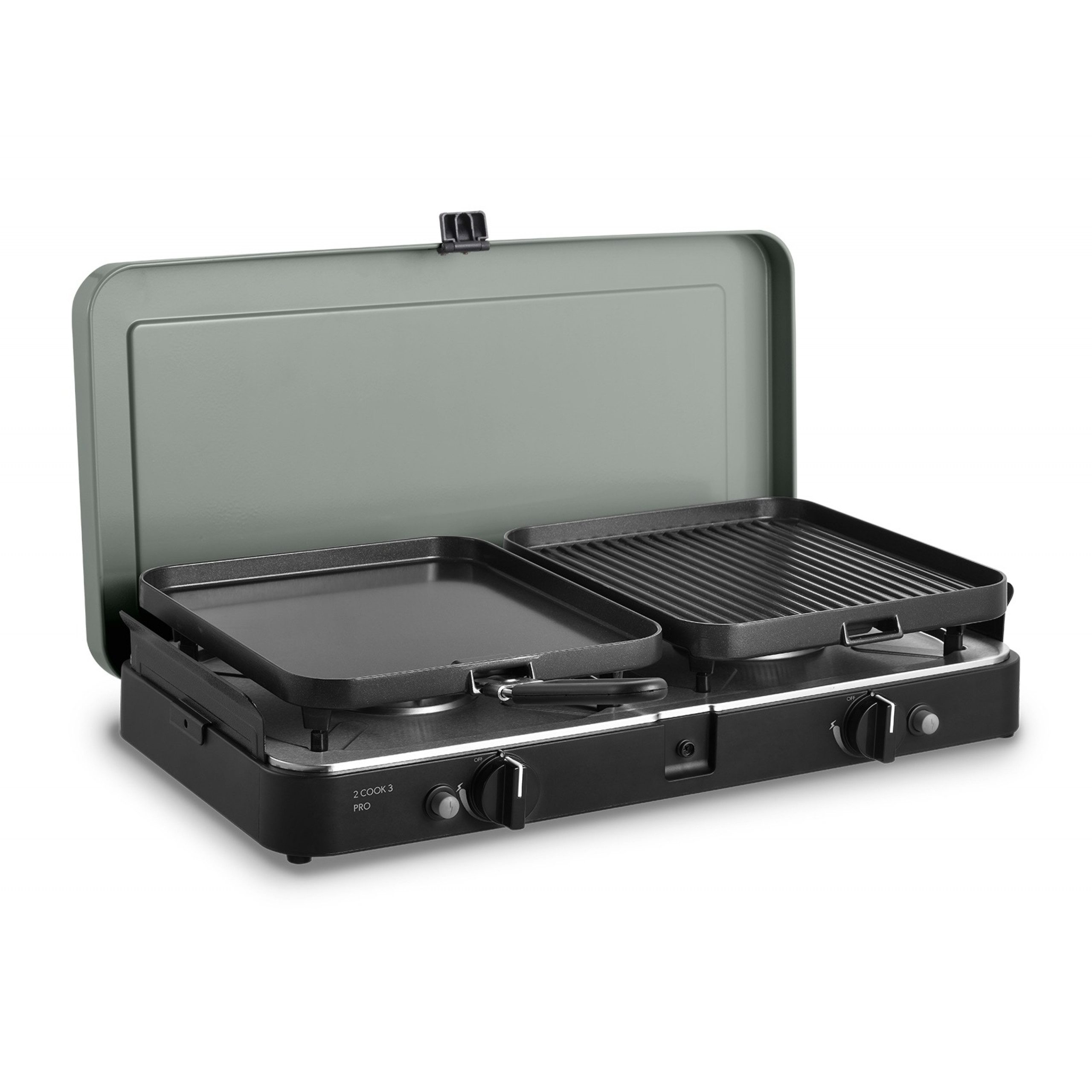CADAC Camping-Gasgrill Cadac 2-Cook 3 Pro Deluxe 30mbar BBQ Gasgrill Tischgrill Campinggrill – Bild 3 von 5