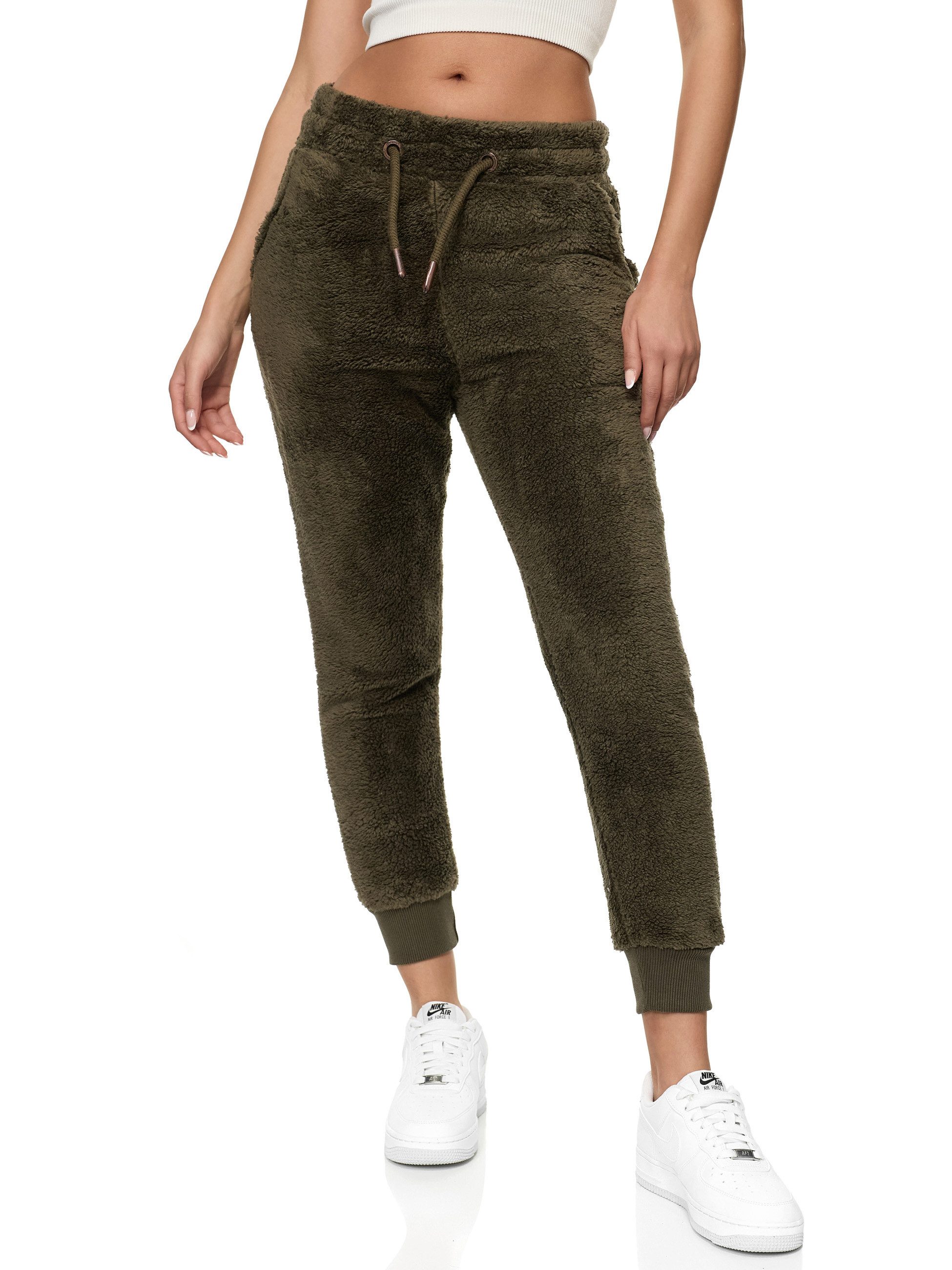 REPUBLIX Jogginghose ANAJA Damen Teddyfleece Jogger Sporthose Jogging Pants günstig online kaufen
