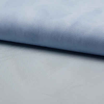 maDDma Stoff Soft-Tüll Kostümstoff Fasching Feintüll 1 x 1,5 m Meterware, hellblau