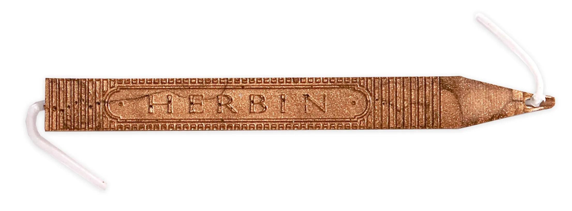 Herbin Stempel Siegelwachs mit Docht, Packung mit 5 Stangen - Gold 32204T