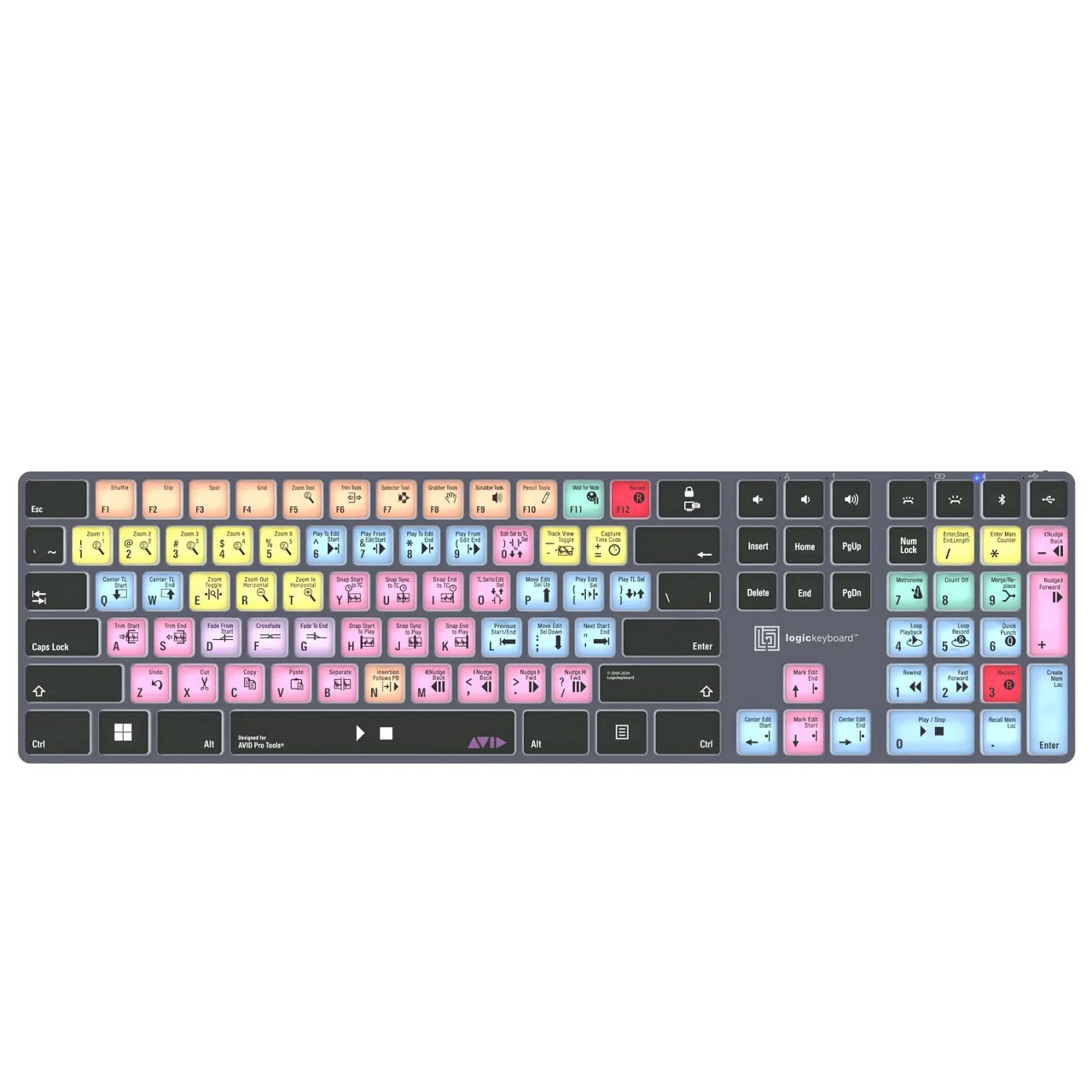 Logickeyboard Apple-Tastatur (Avid Pro Tools Titan DE WIN - Apple Zubehör)
