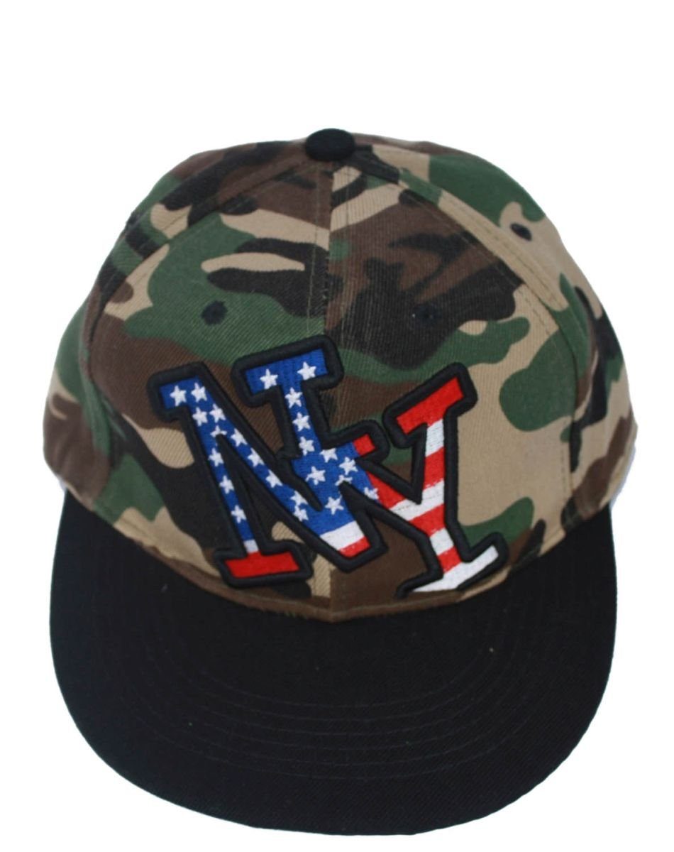 Sonia Originelli Baseball Cap Baseball Cap "American" Mütze Städte USA Snapback Unisex NY-Militaer