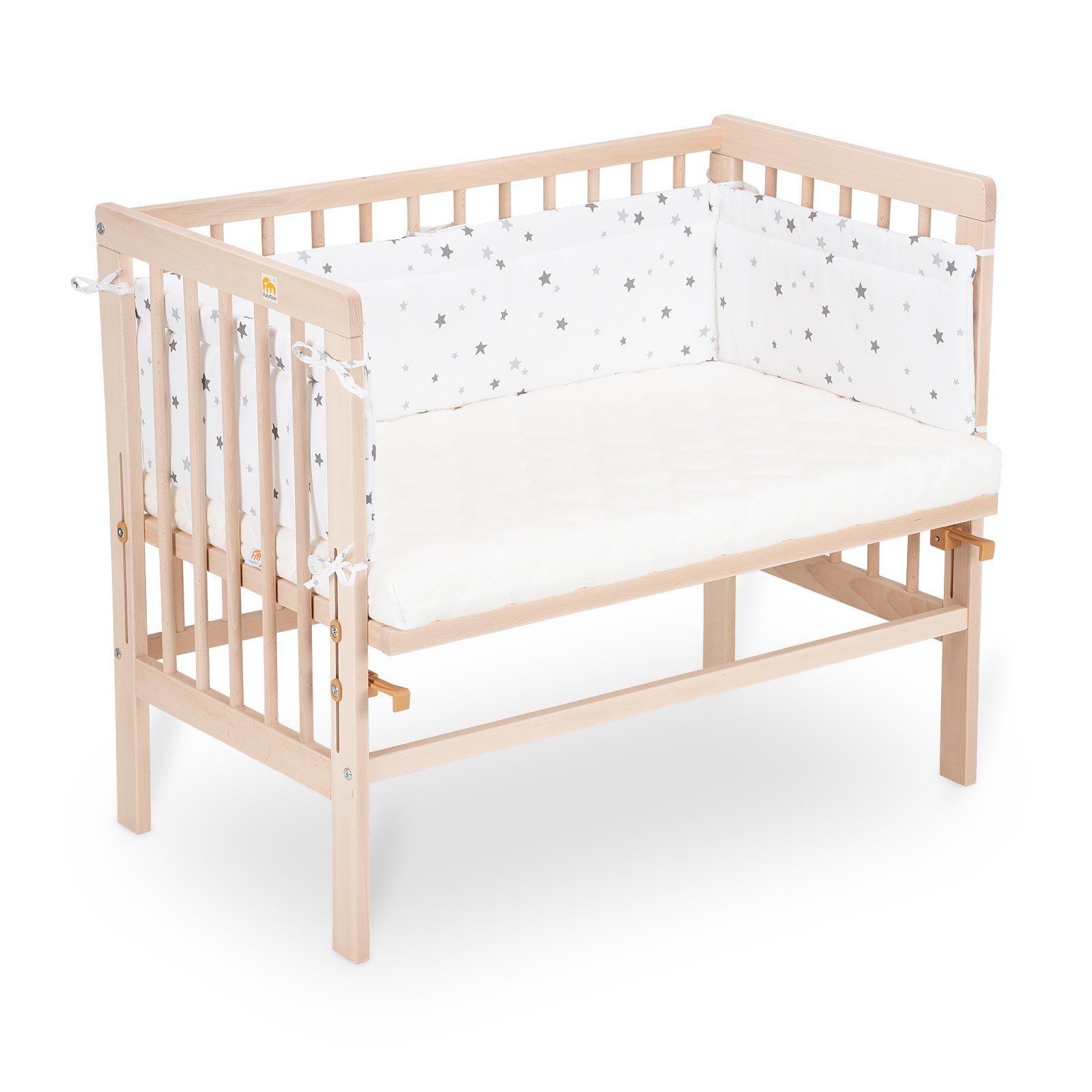 Beistellbett Babybett Basic Natur