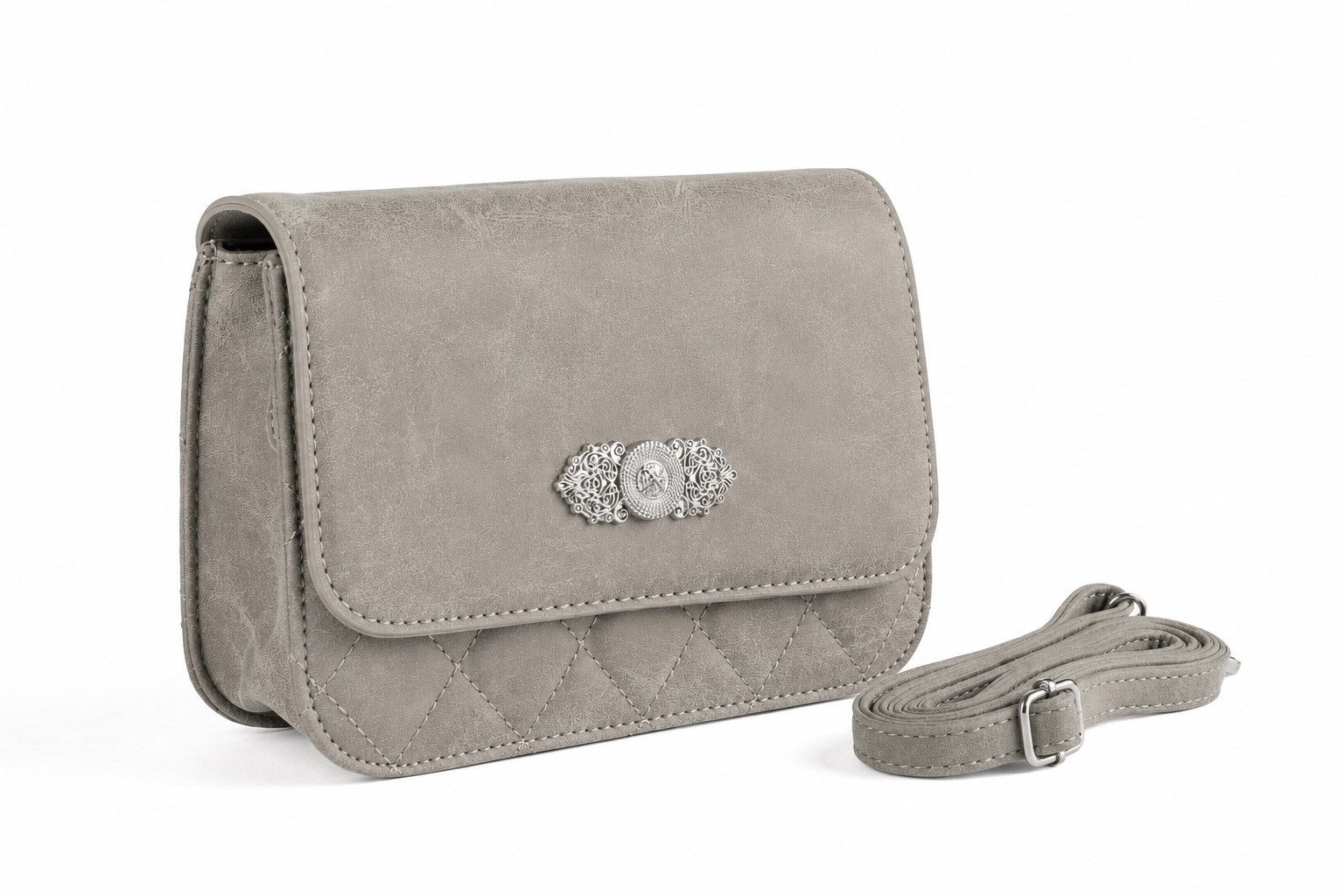 Der Trachtler Trachtentasche Damen Dirndltasche mit Zierteil, - stilvolles Trachten-Accessoire