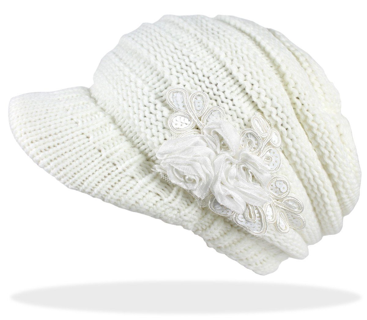 dy_mode Strickmütze Damen Schirmmütze Einfarbig mit günstig online kaufen