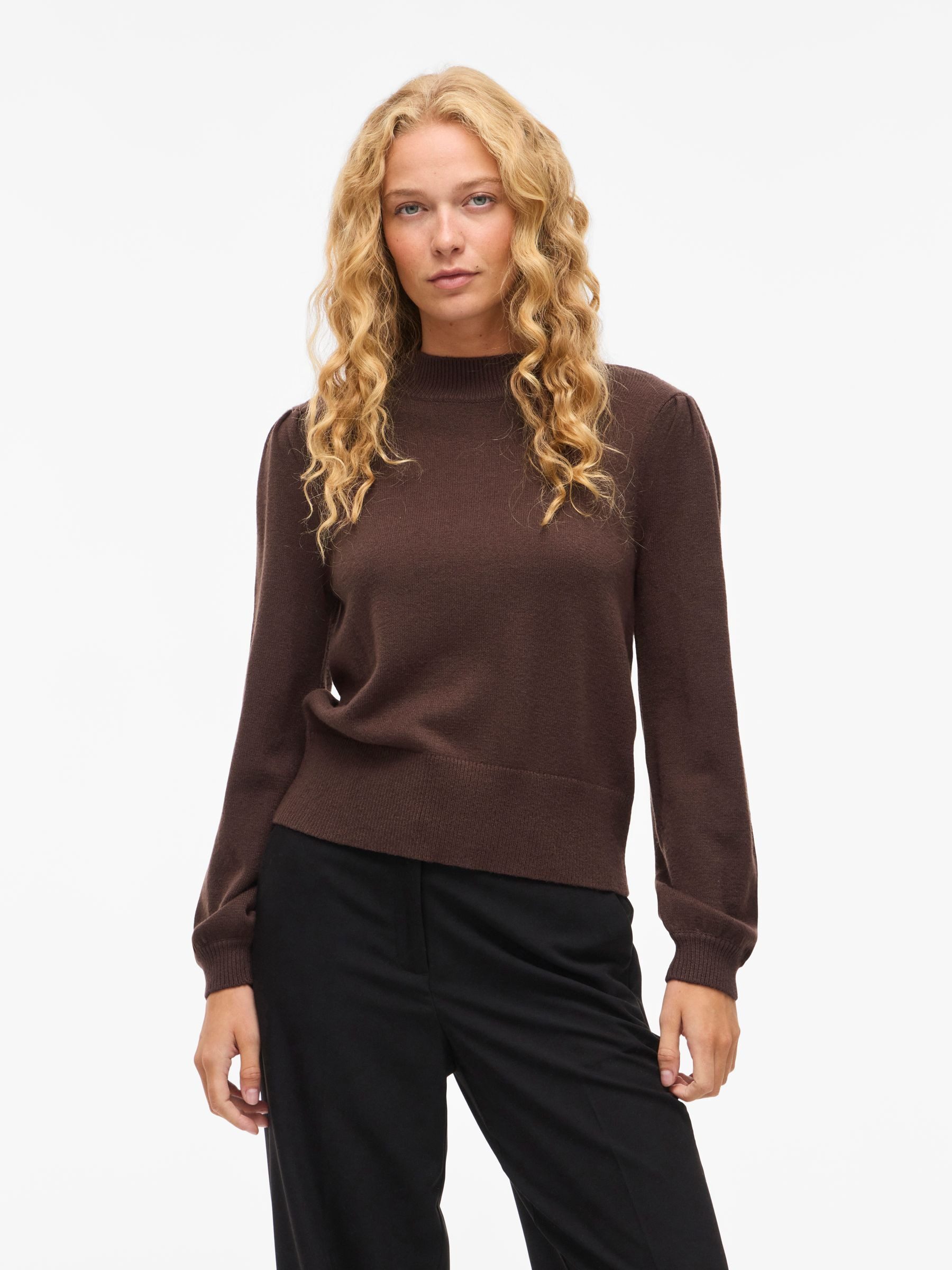 Rundhalspullover VIRIL TURTLE-NK BALLOON L/S TOP - NOOS
