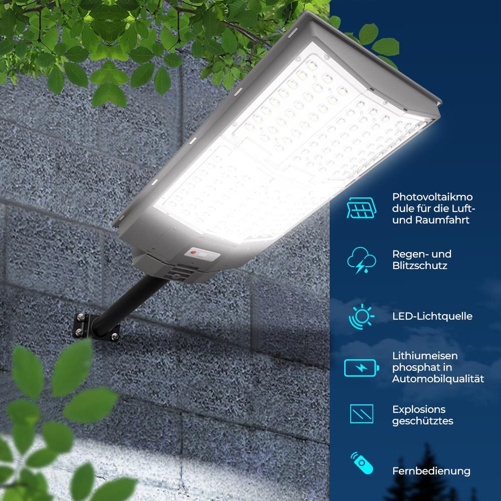 GLIESE LED Solarleuchte LED Straßenlampe mit günstig online kaufen