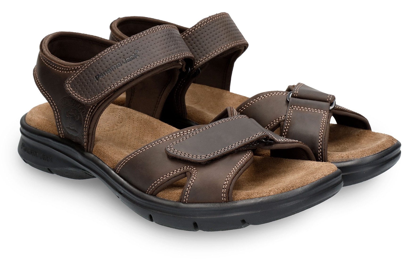 Panama Jack Sanders Sandale Sommerschuh, Outdoorsandale, Urlaubschuh mit Klettverschlüssen