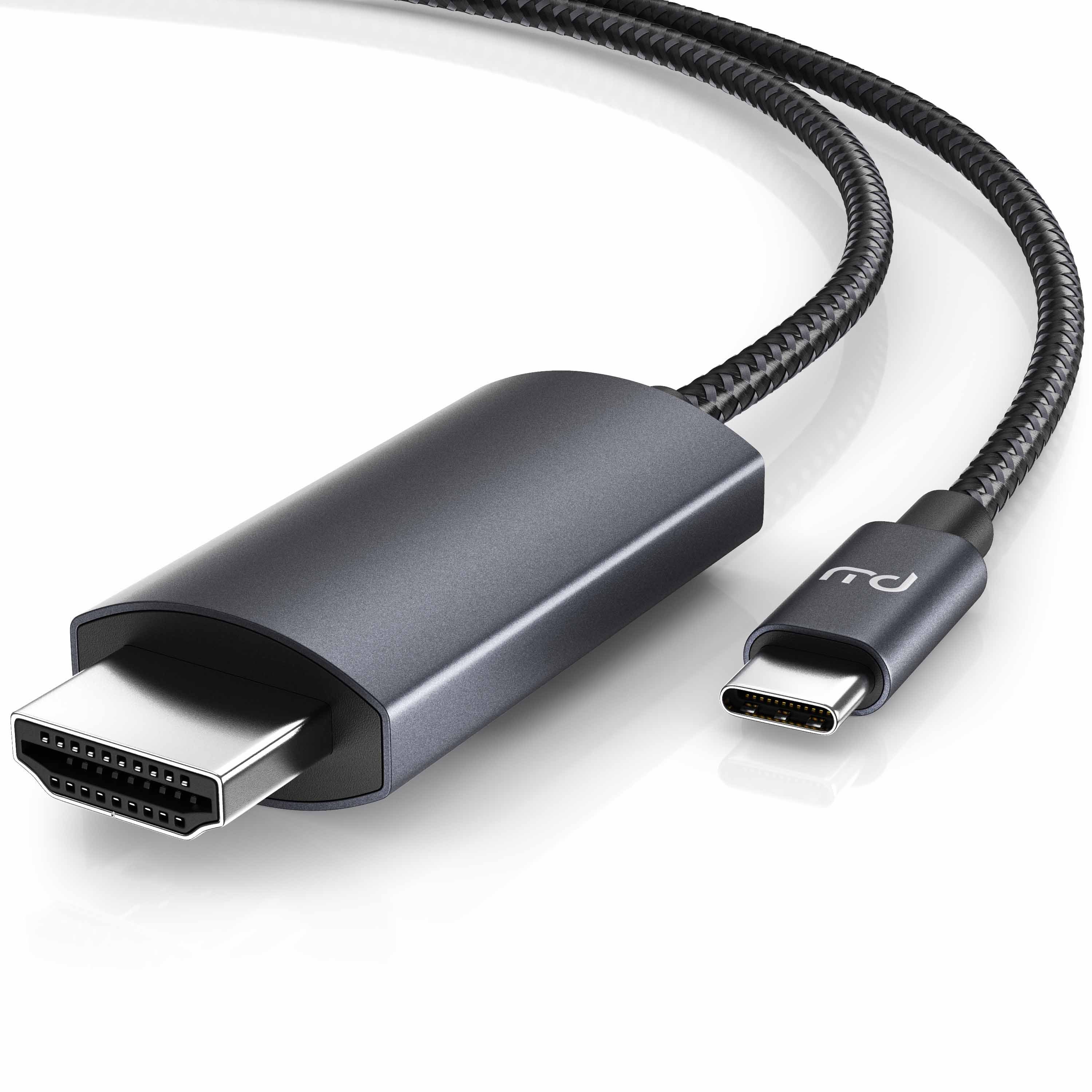 Primewire Konverterkabel Adapterkabel 4K 3840 x 2160 @ 60 Hz - 2m Audio- & Video-Kabel, USB-C, HDMI Typ A (200 cm), USB-C, für MacBook, Notebook, Smartphone, Monitor, Plug and Play