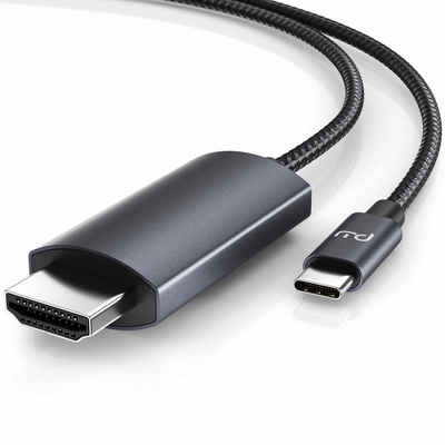 Primewire Audio- & Video-Kabel, USB Typ C, HDMI, USB Typ C Stecker, HDMI Stecker (100 cm), USB Typ C zu HDMI Konverterkabel Adapterkabel 4K 3840 x 2160 @ 60 Hz