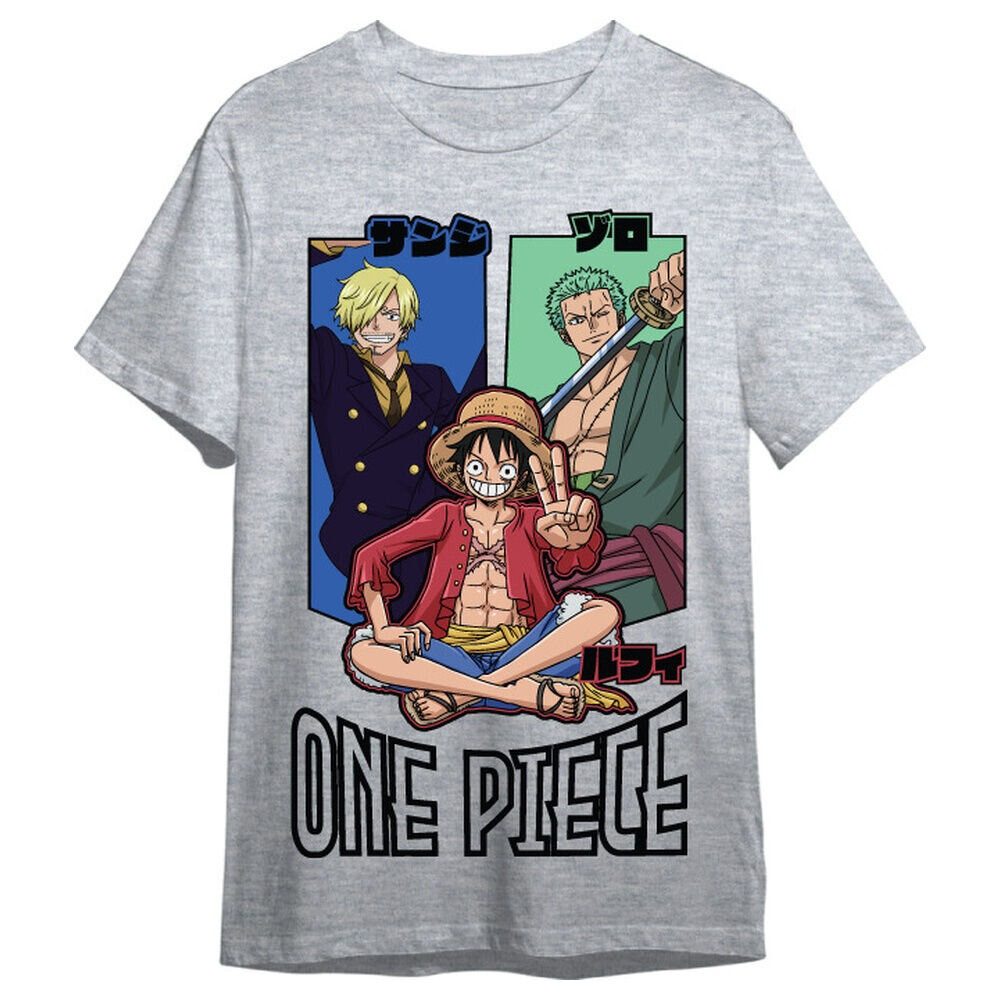 Comic Studio T-Shirt One Piece Monkey D. Ruffy, Roronoa Zoro & Sanji T-Shirt