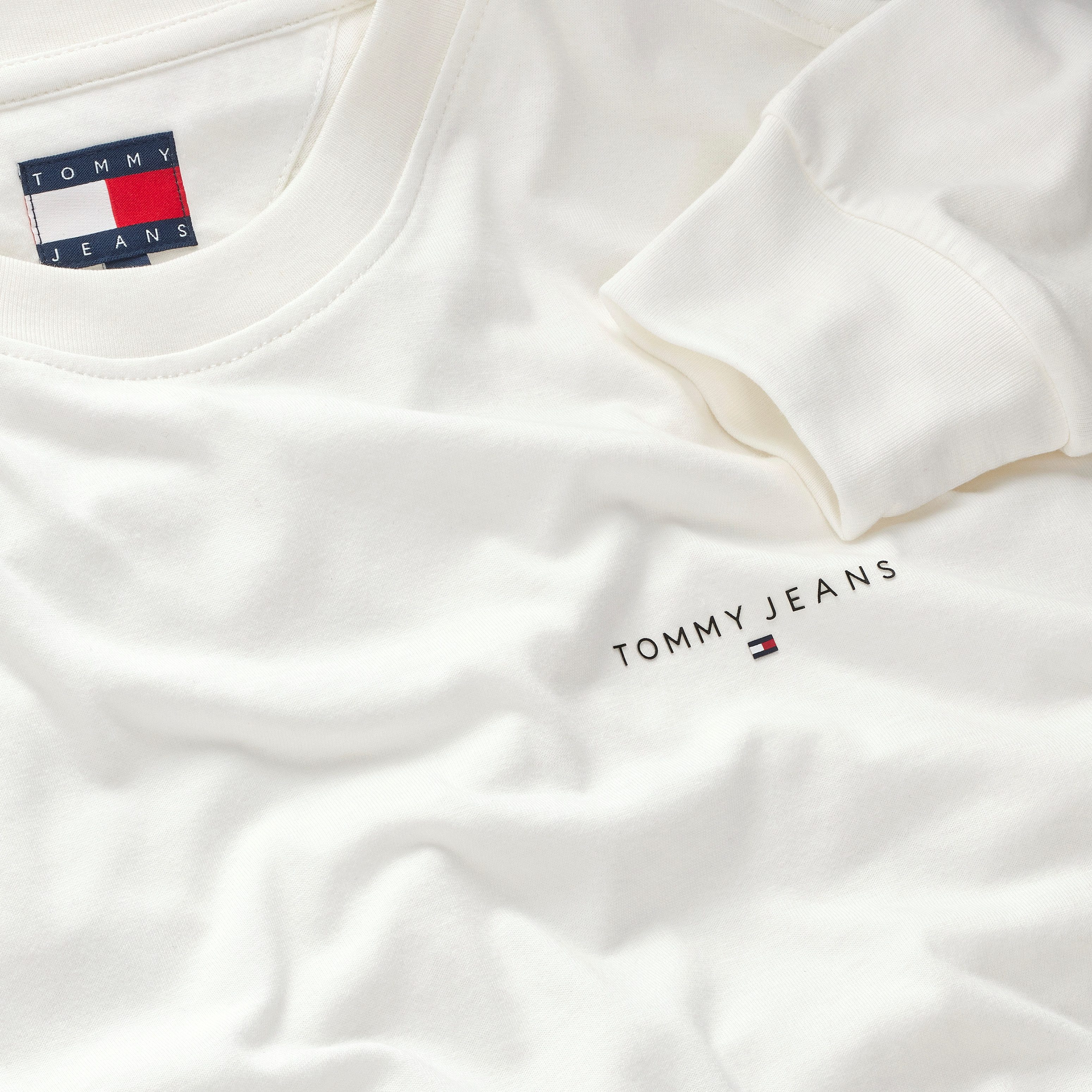 Tommy Jeans Langarmshirt TJM SLIM CHEST LINEAR LS TEE EXT Mit Rundhalsausschnitt