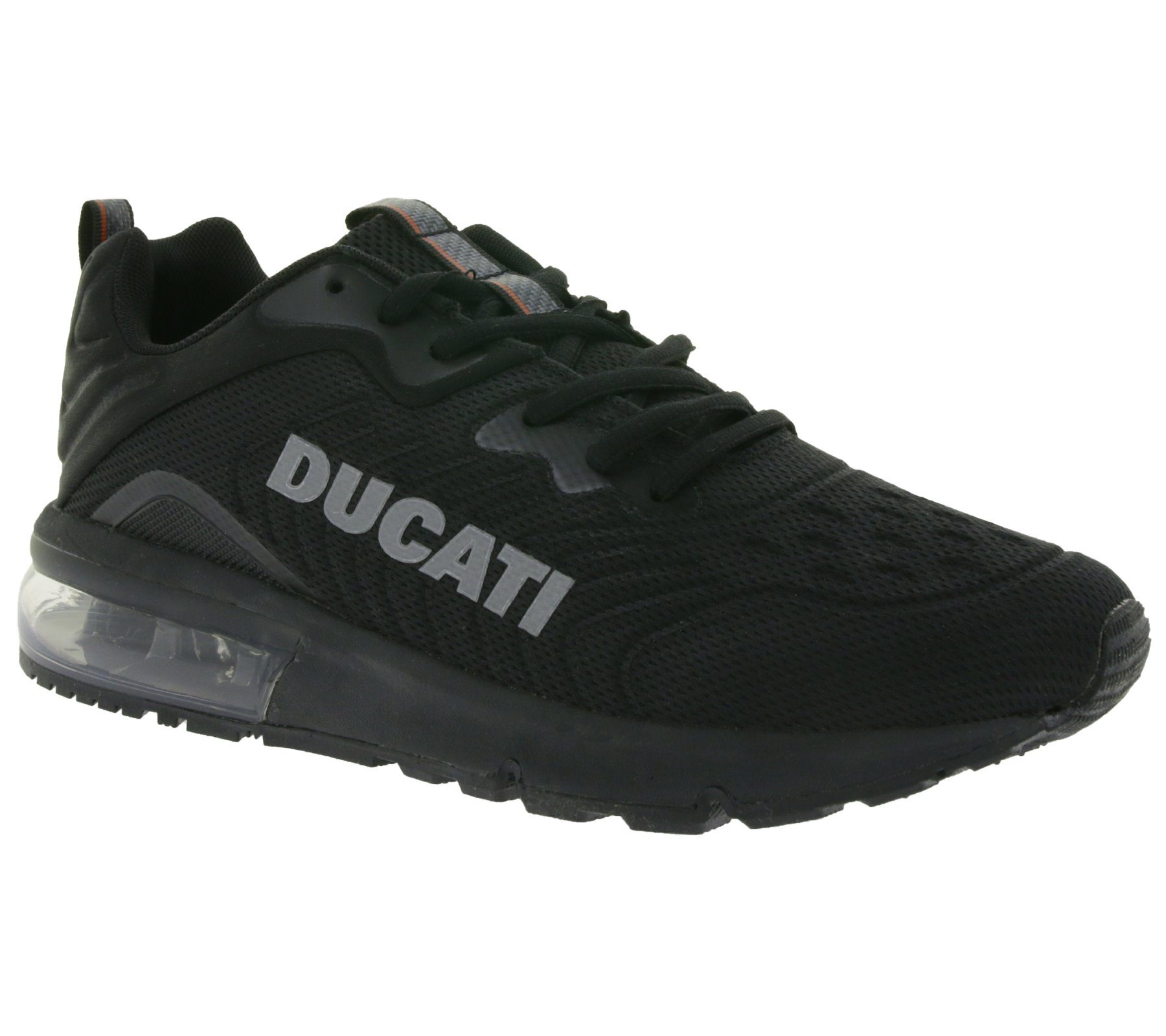 Ducati DUCATI Istanbul Herren Turnschuhe coole Sneaker DF21-11-02  Freizeit-Schuhe Schwarz Sneaker