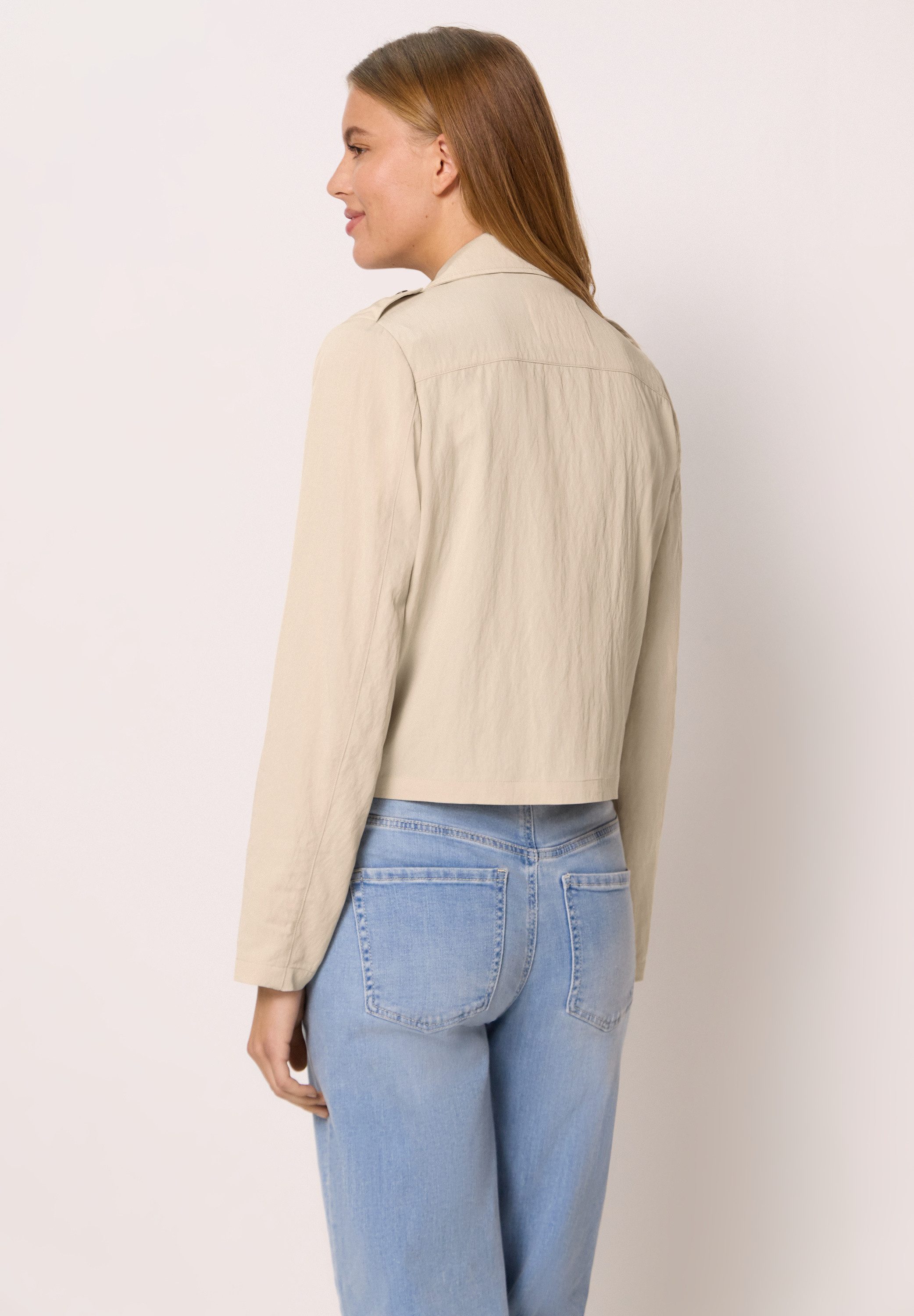 STREET ONE STUDIO Blouson aus softem Materialmix