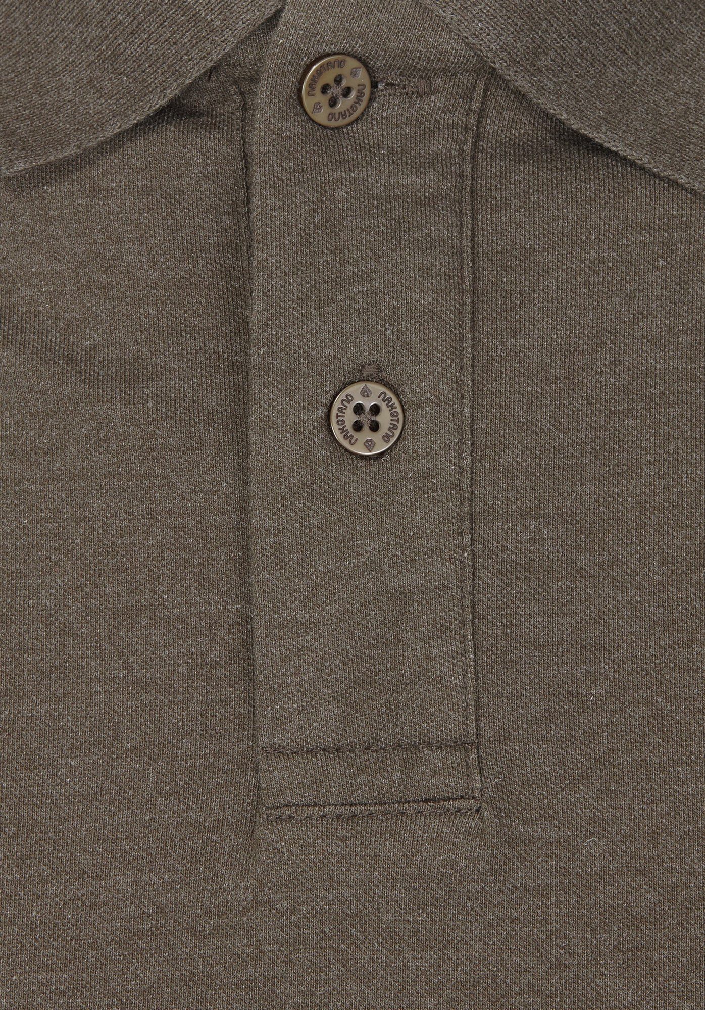 naketano T-Shirt Baumwolle Polokragen Kurzarm Piqué Knopfleiste casual klassisch Herren (1-tlg) weich, bequem, vegan, meliert, gepflegt, Alltag, atmungsaktiv