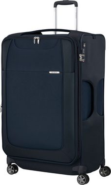 Samsonite Weichgepäck-Trolley D'Lite, Midnight Blue, 78 cm, 4 Rollen, Reisekoffer Großer Koffer Aufgabegepäck Volumenerweiterung
