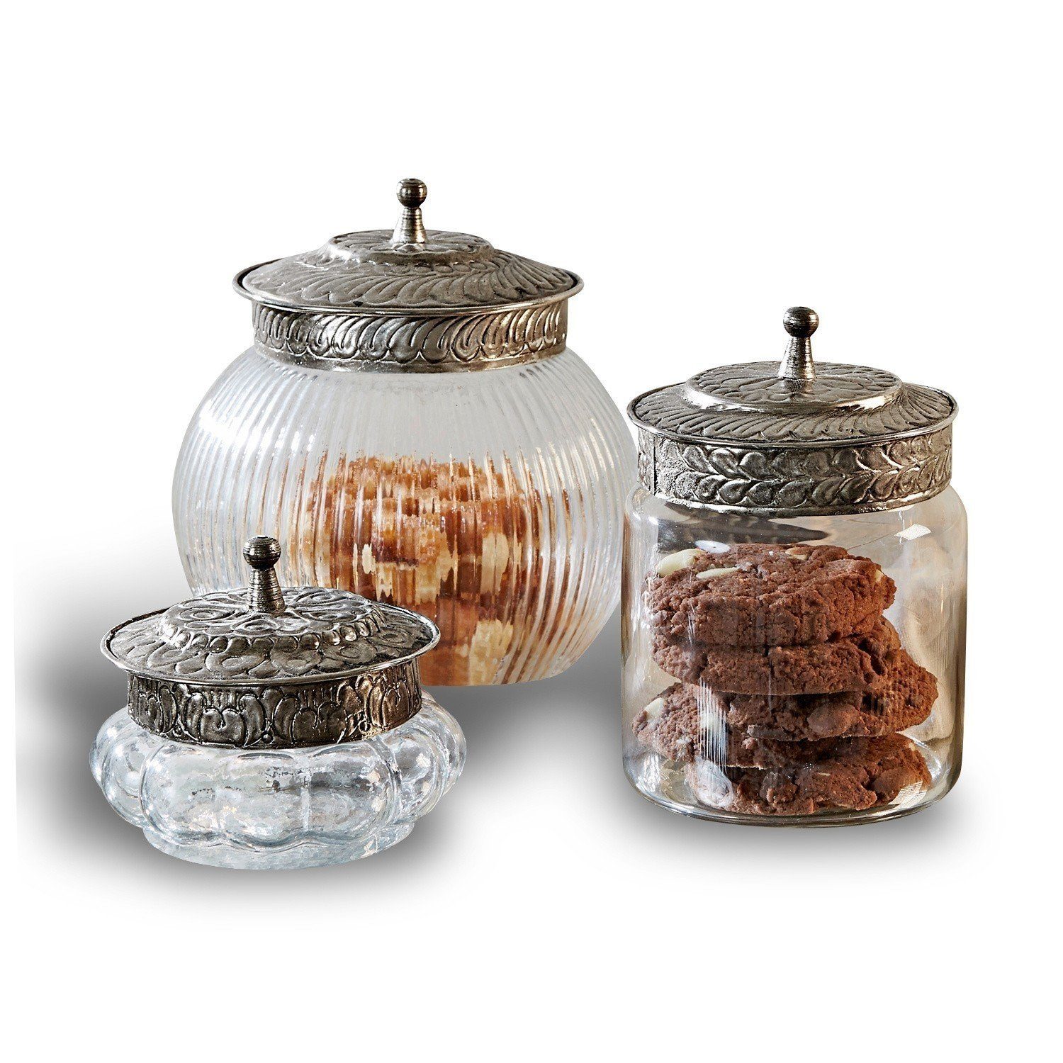 Mirabeau Vorratsdose »Plévin«, Glas, Deckel: Eisen | OTTO