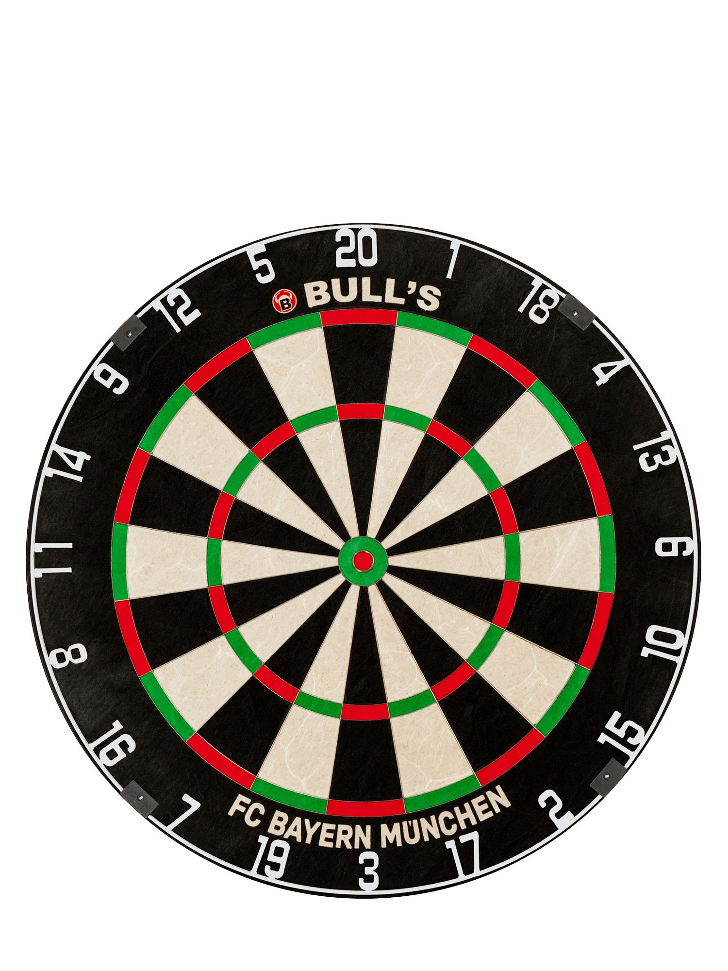 BULL'S Dartscheibe FC Bayern München I Dartscheibe Bristle I Rot