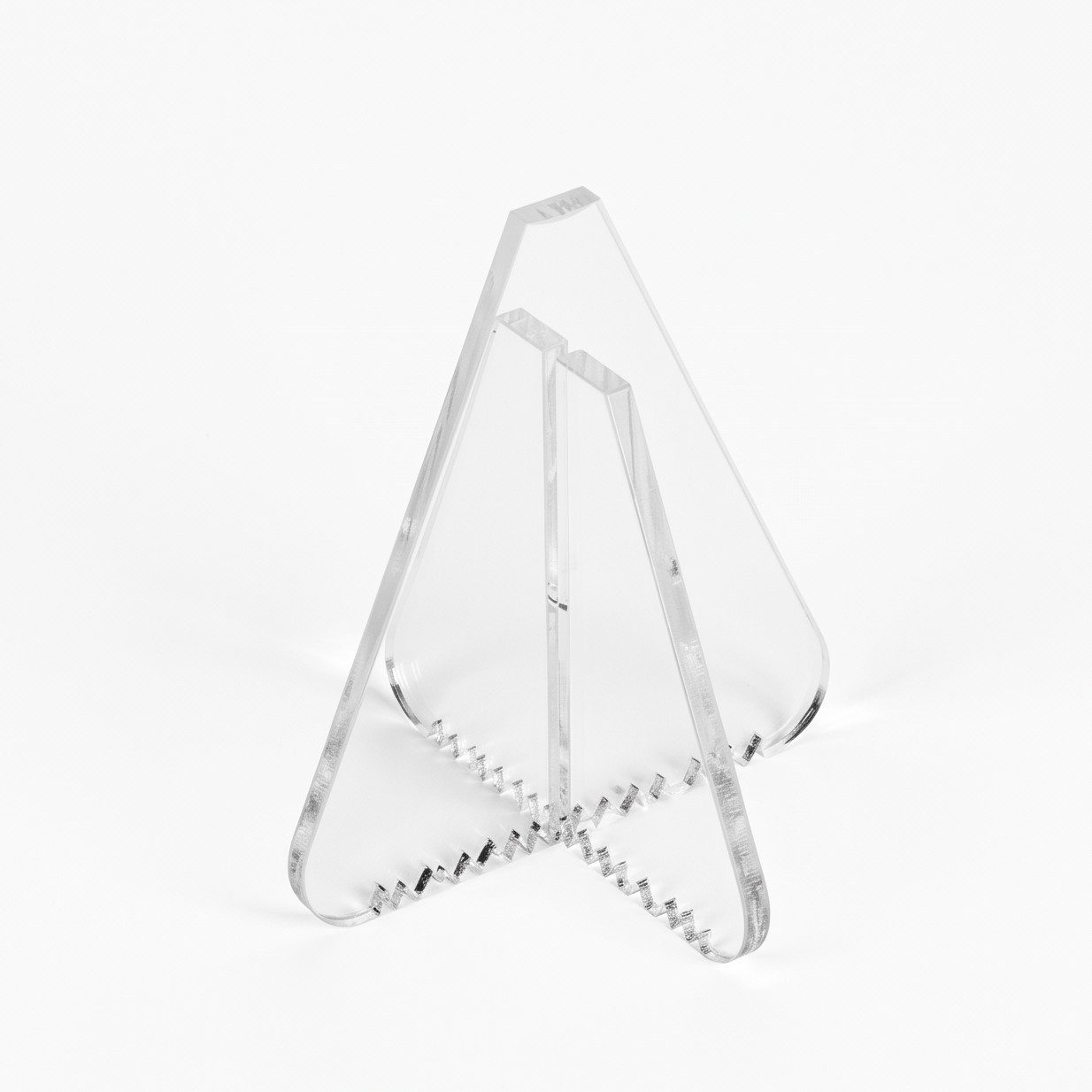 queence Fahrradständer Moderner, transparenter Ständer aus bruchsicherem Acrylglas für Trikot, Die Optik sorgt für eine elegante, nahezu schwebende Präsentation