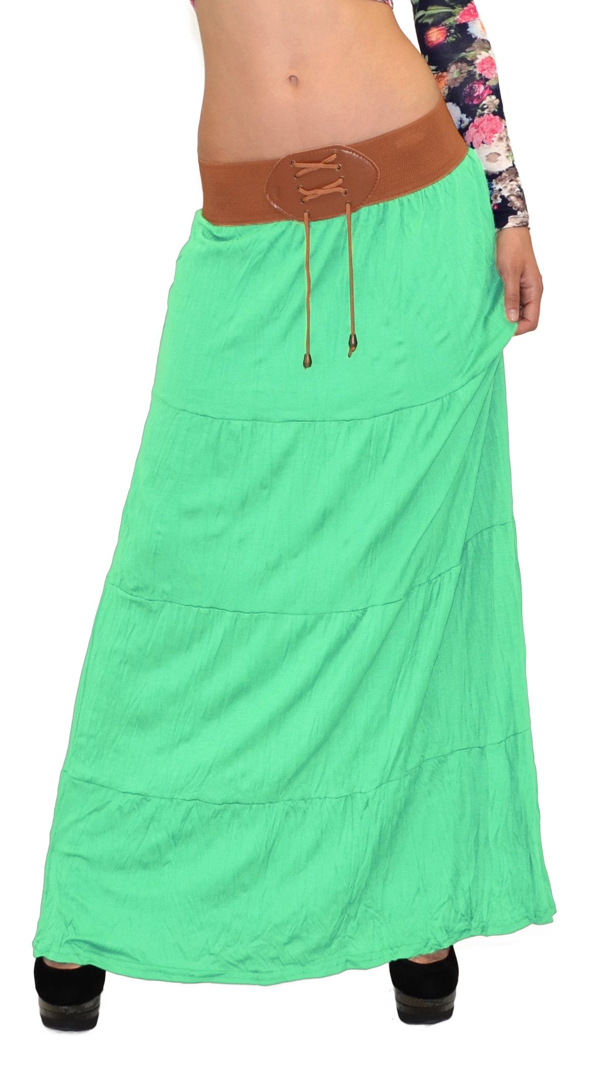 ESRA Sommerrock Damen Maxirock Chiffon Langer günstig online kaufen