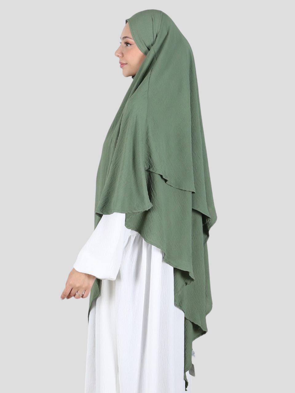 Aymasal Kopftuch Zweilagiger Khimar Aqsa Jazz günstig online kaufen
