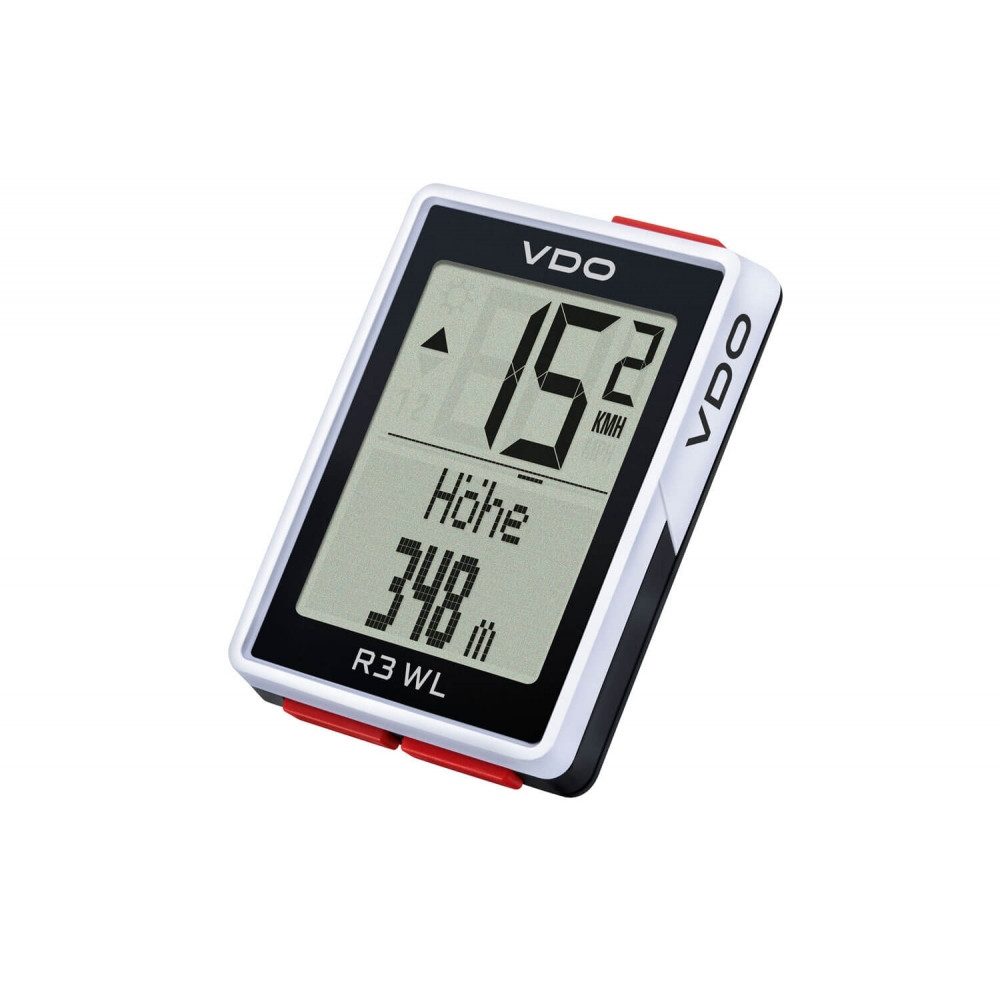 VDO Fahrradcomputer Fahrradcomputer R3 WL Funk mit Höhenmessung und Distanz