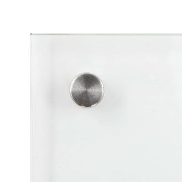 möbelando Küchenrückwand 298279, aus Hartglas in Transparent. Abmessungen (BxH) 120x40 cm