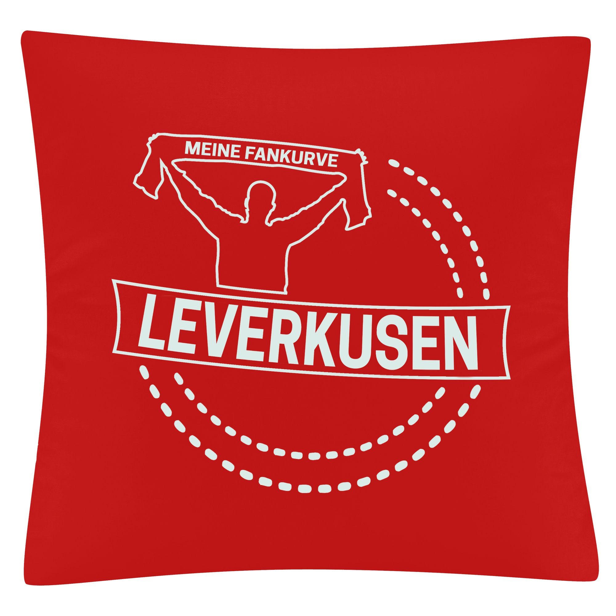 multifanshop Kissenbezug Leverkusen - Meine Fankurve günstig online kaufen