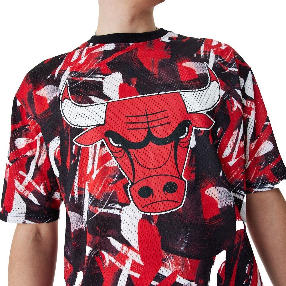 Print-Shirt Era Oversized New JERSEY Chicago Bulls