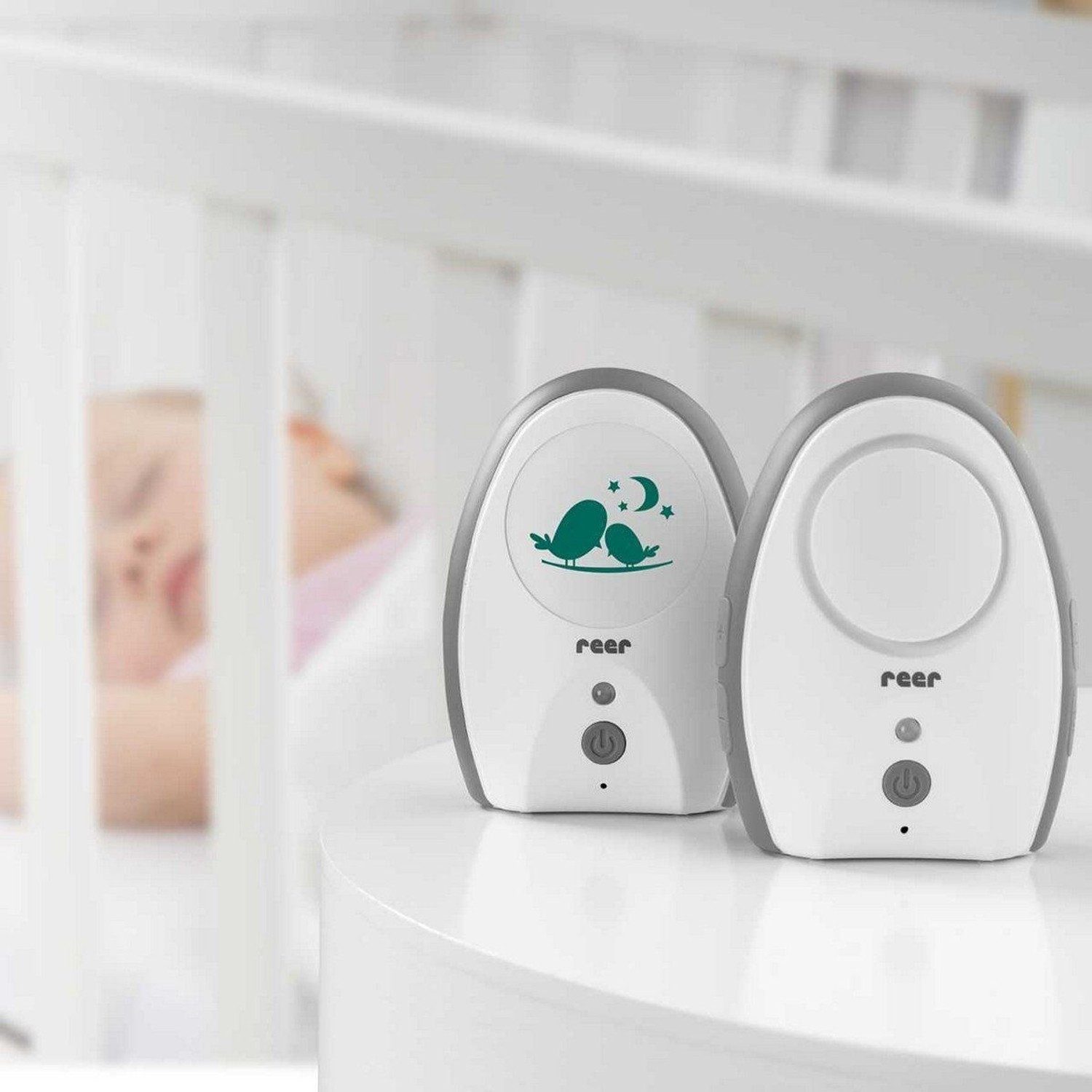 Reer Baby Monitor Audio Baby Monitor, 1-piece, up to 250 meters range, up to 250 meters range