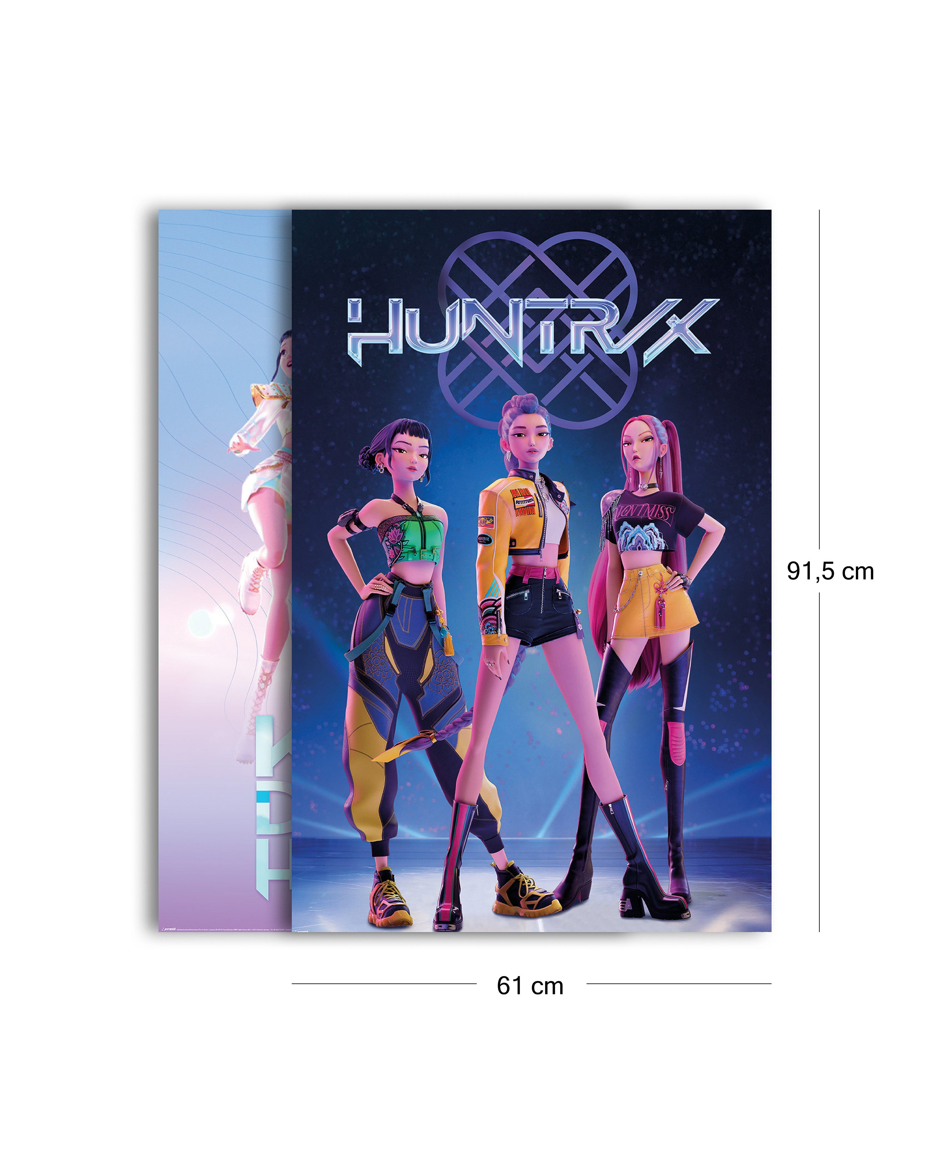 PYRAMID Poster KPop Demon Hunters Posterset Huntr/x & Floating 91,5 x 61 cm