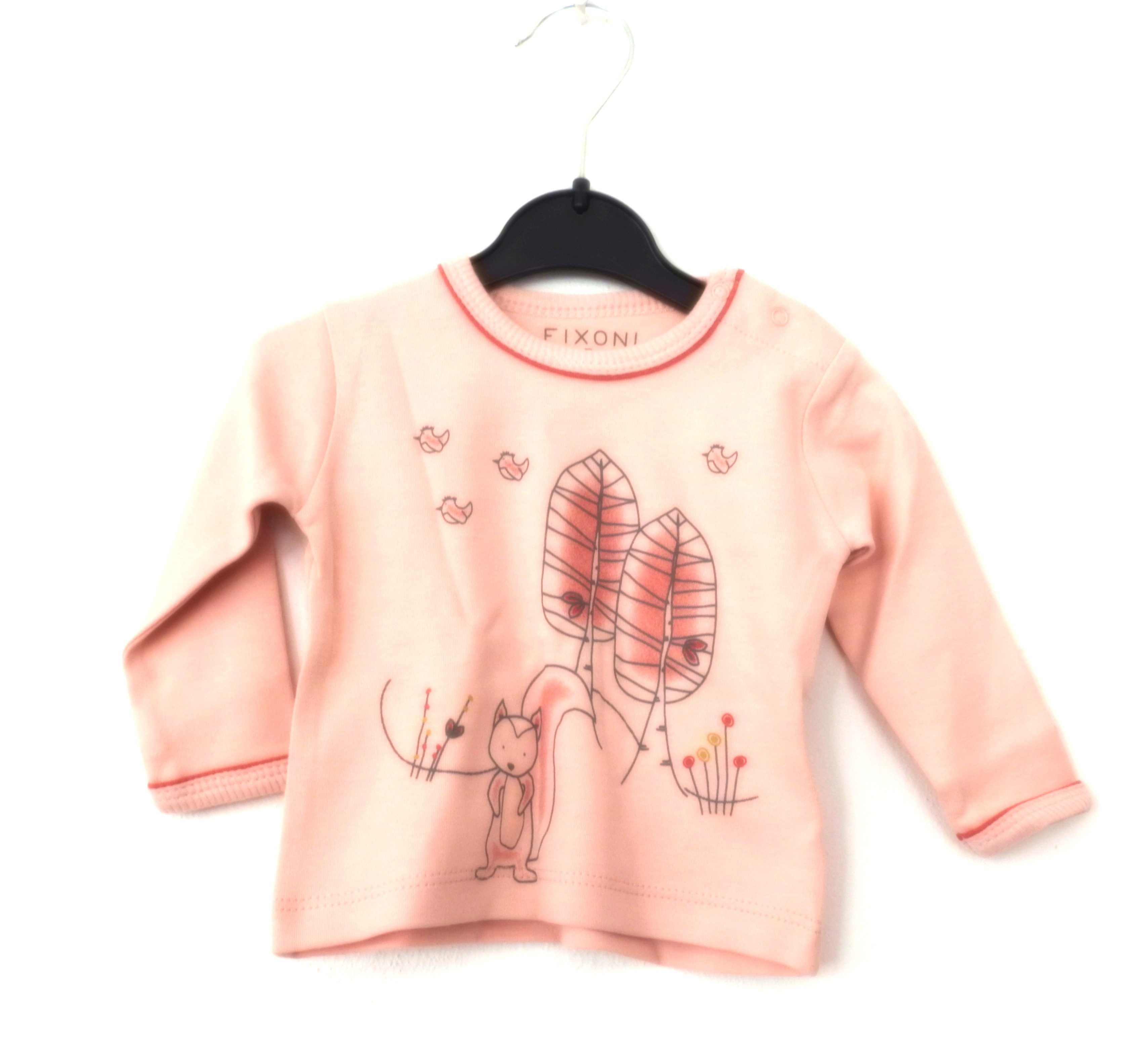 Fixoni Langarmshirt Rosi Rosa