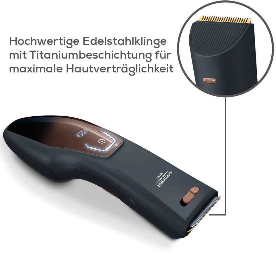 BEURER Haarschneider BarbersCorner HR 5000, Gerät wasserfest (IPX6)
