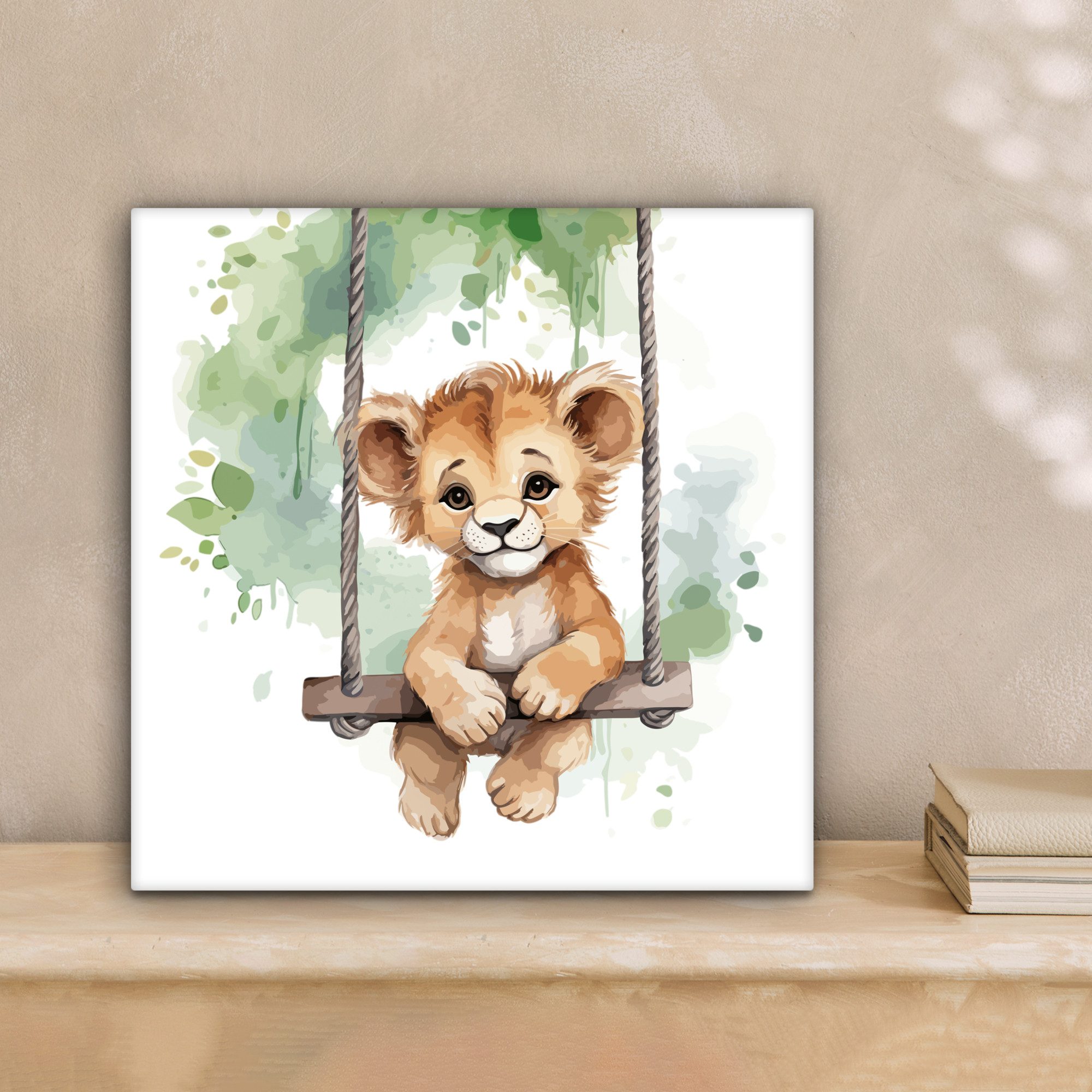 OneMillionCanvasses® Leinwandbild Löwe - Tier - günstig online kaufen