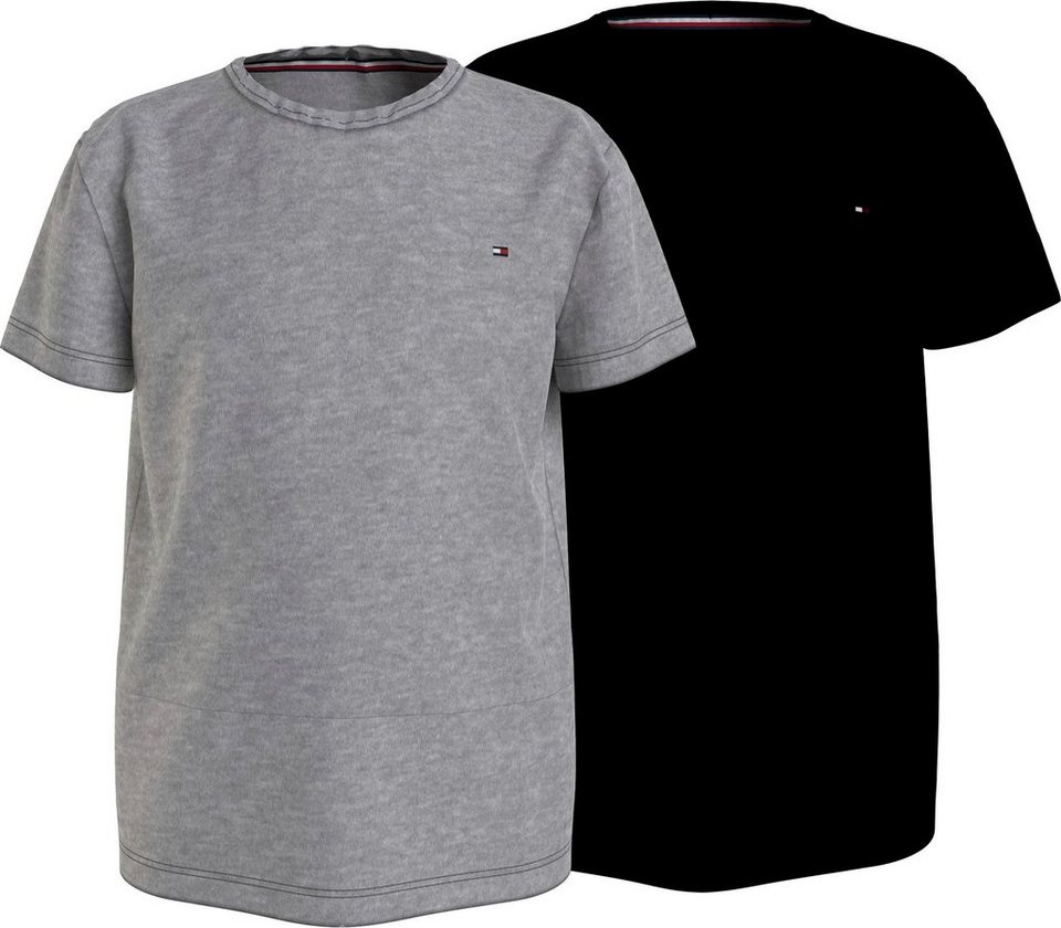 Tommy Hilfiger Underwear Kurzarmshirt (Set, 2-tlg., 2er-Pack) mit Tommy  Hilfiger Logo-Stickerei, T-Shirt im 2er-Pack von Tommy Hilfiger Underwear