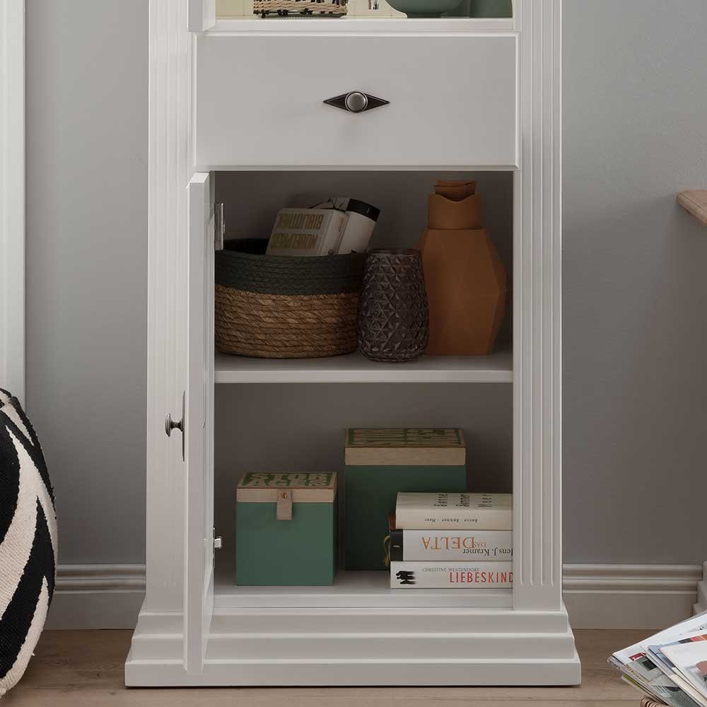 Pharao24 Vitrine Nadia aus Massivholz