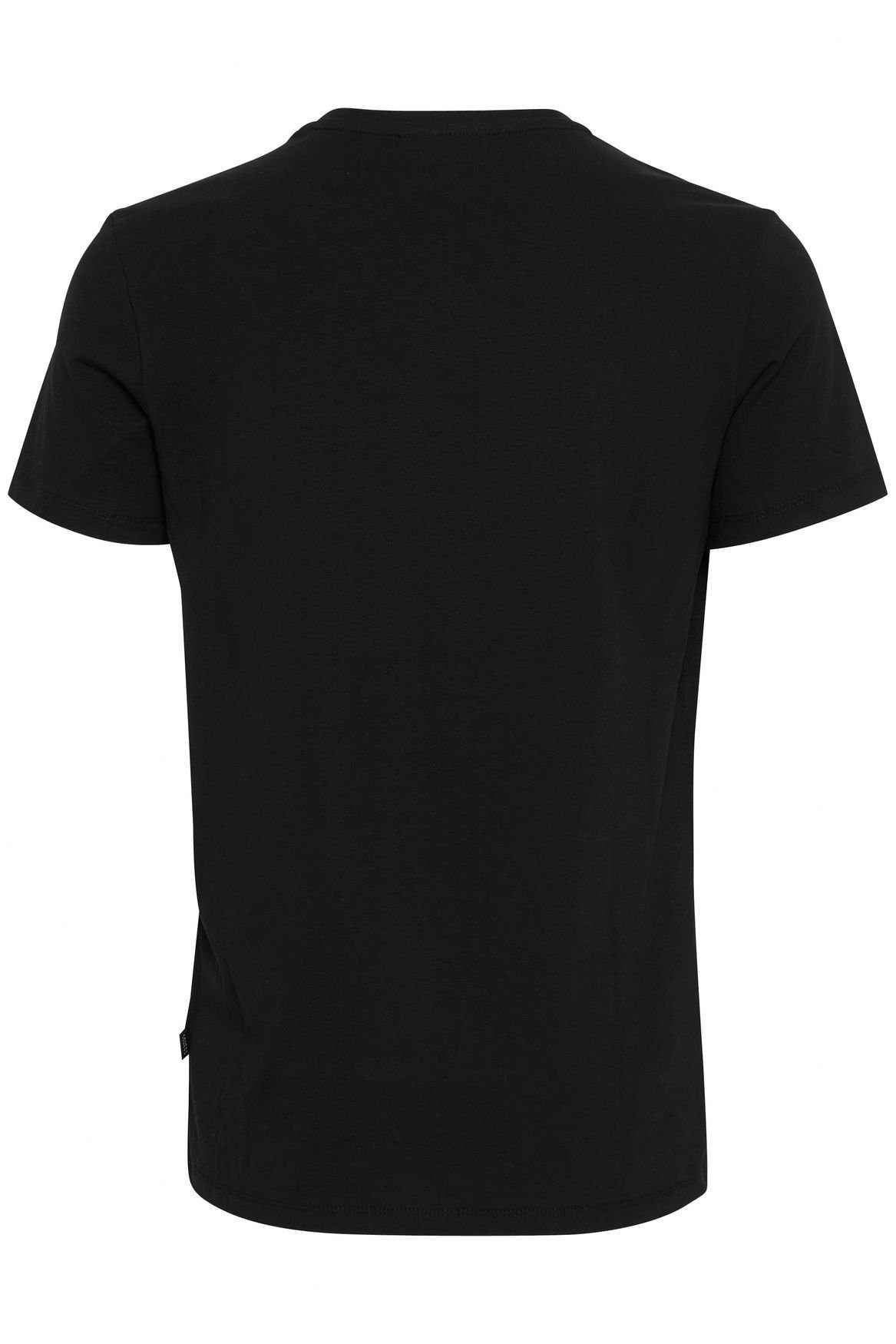 Casual Friday T-Shirt V-Ausschnitt Schwarz Kurzarm Basic 4458 in T-Shirt LINCOLN Einfarbiges