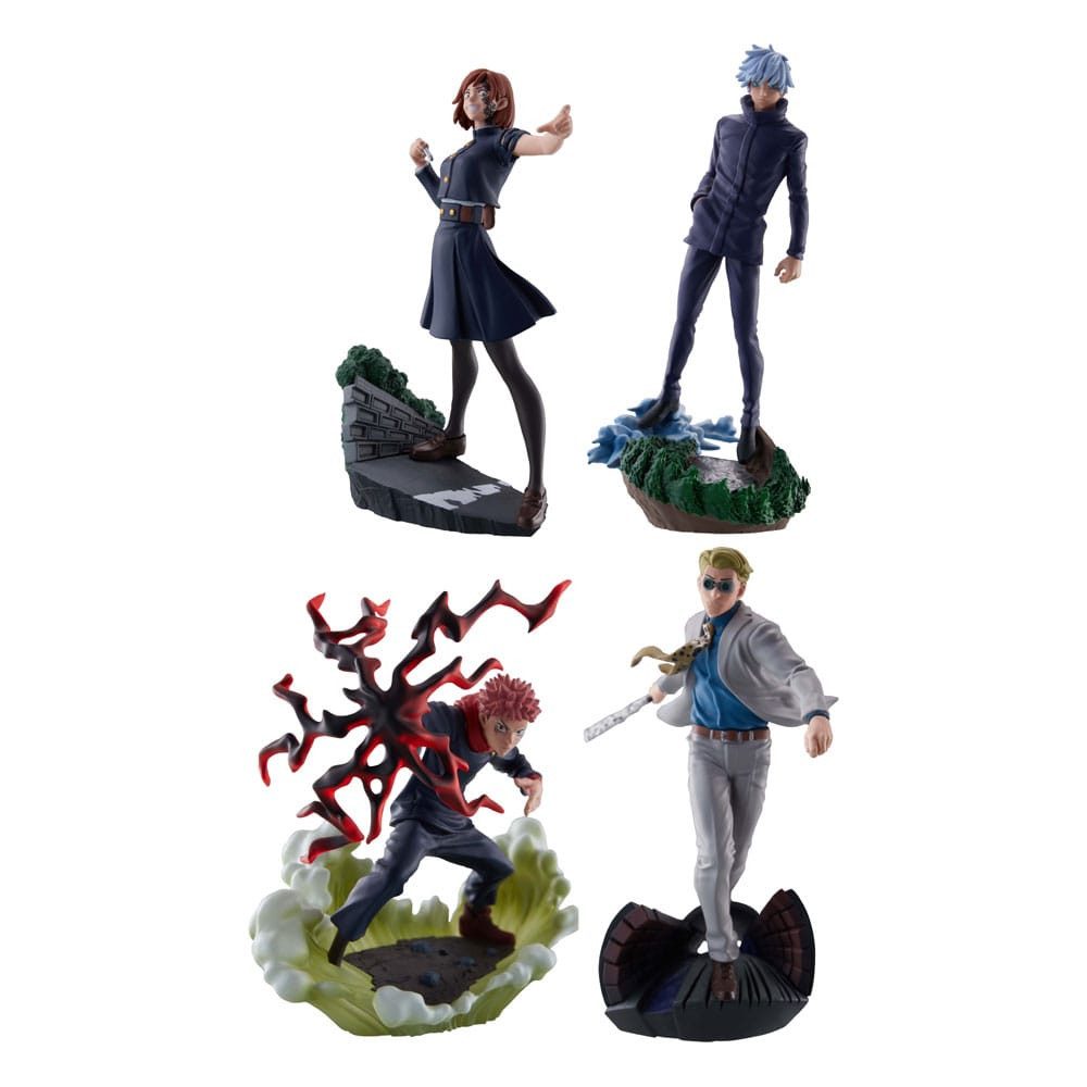 MegaHouse Merchandise-Figur Petitrama Series 4er-Pack Jujutsu Kaisen Series Vol.2 Set