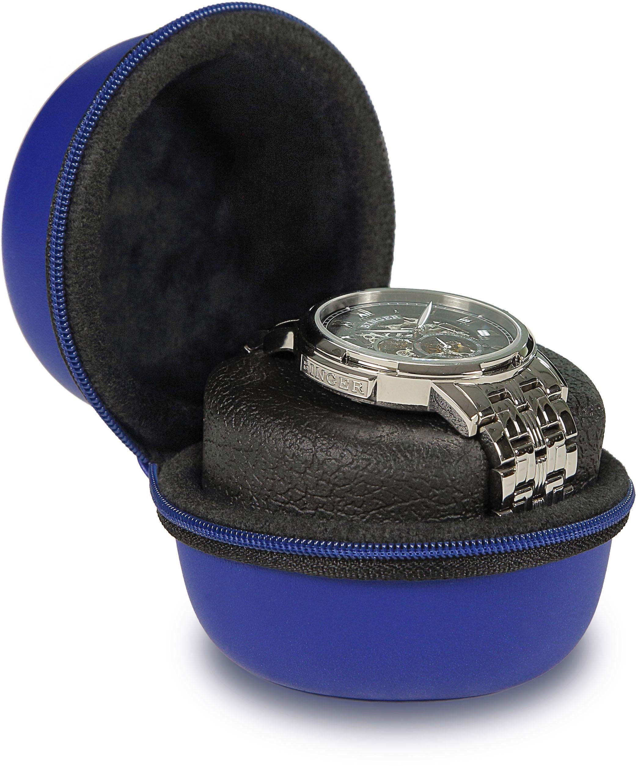 3x Uhrentaschen Aus Samt - Mit Polsterung Für Sicheren Transport